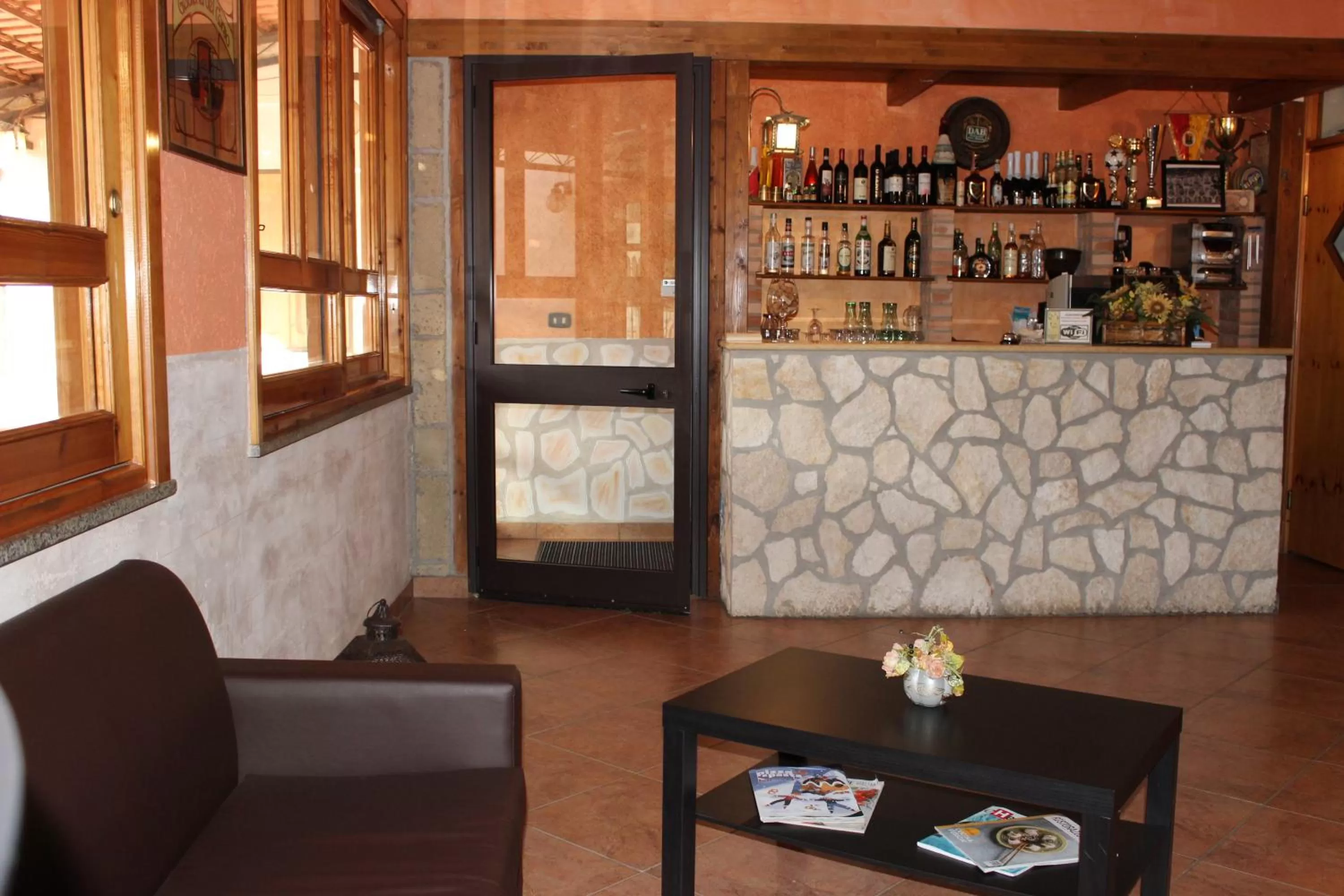 Lounge or bar in B&B La Vigna