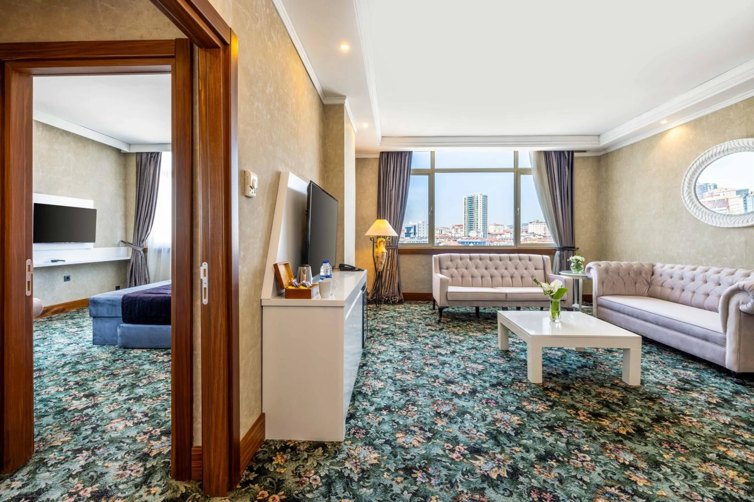 Bed in Elite Hotel Dragos