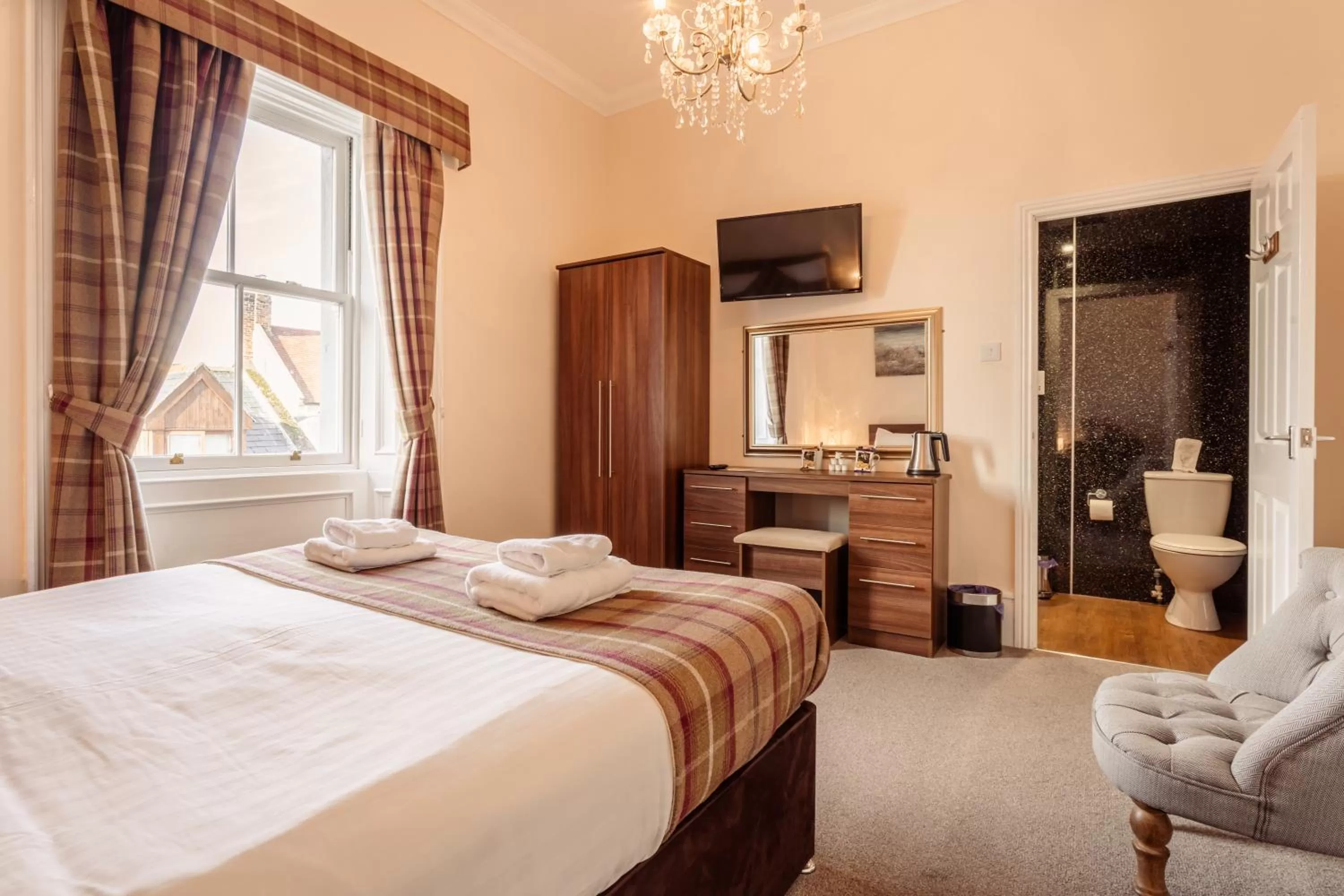 Bed in Manor House Hotel Holy Island