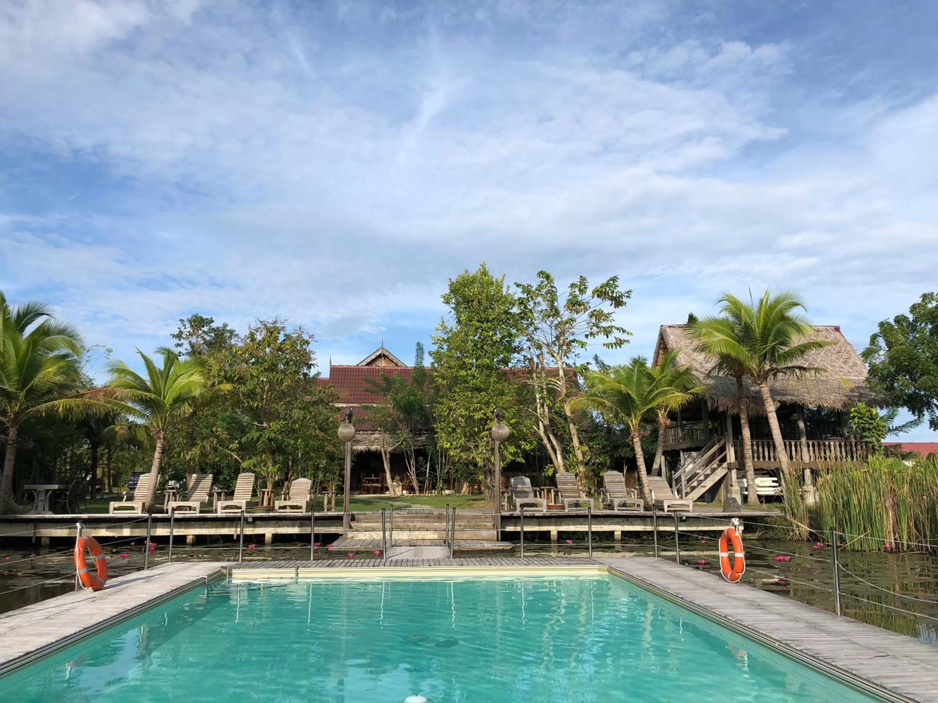 Swimming pool in Kunang Kunang Heritage Villas