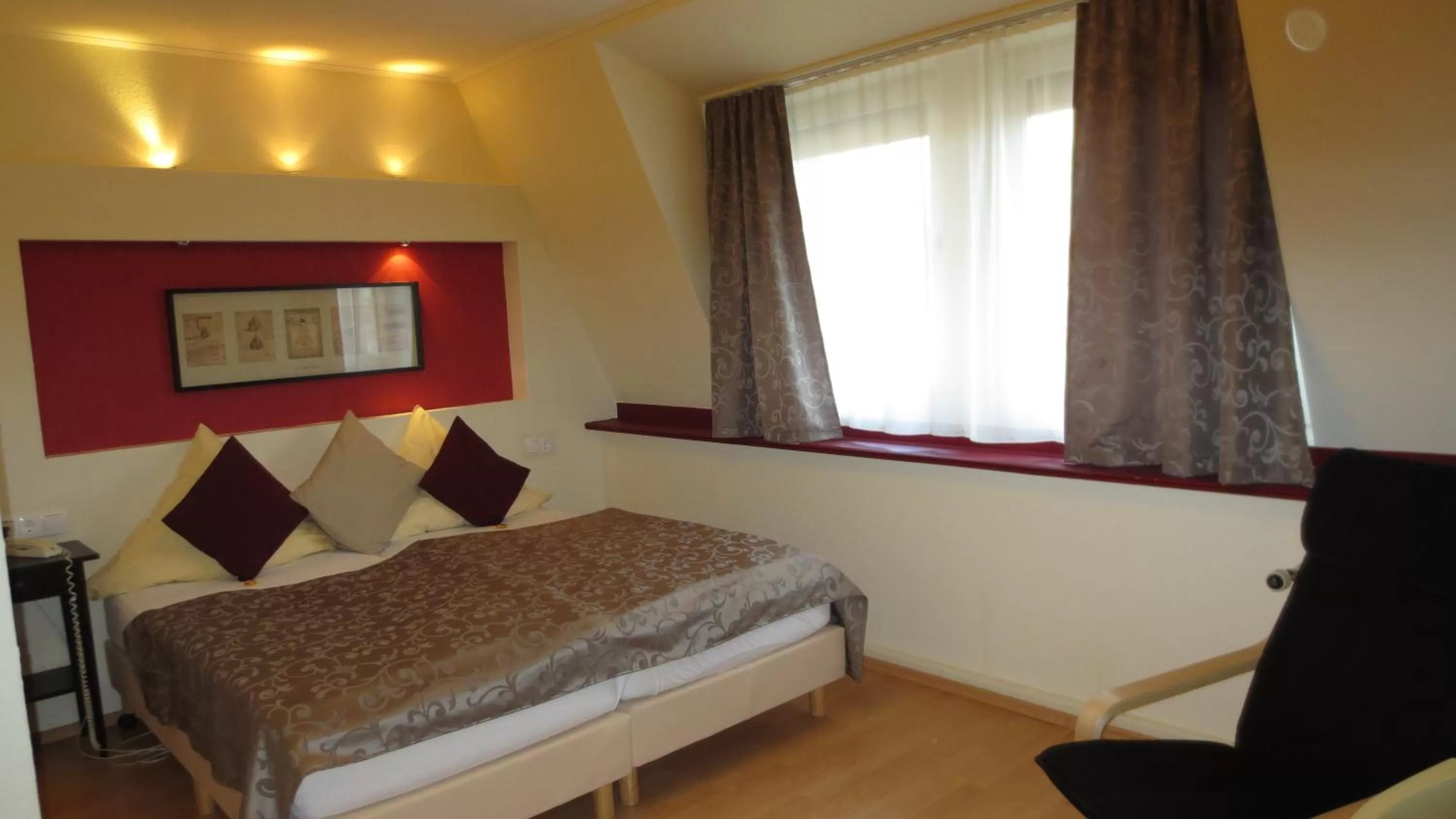 Bed in Hotel Corsten