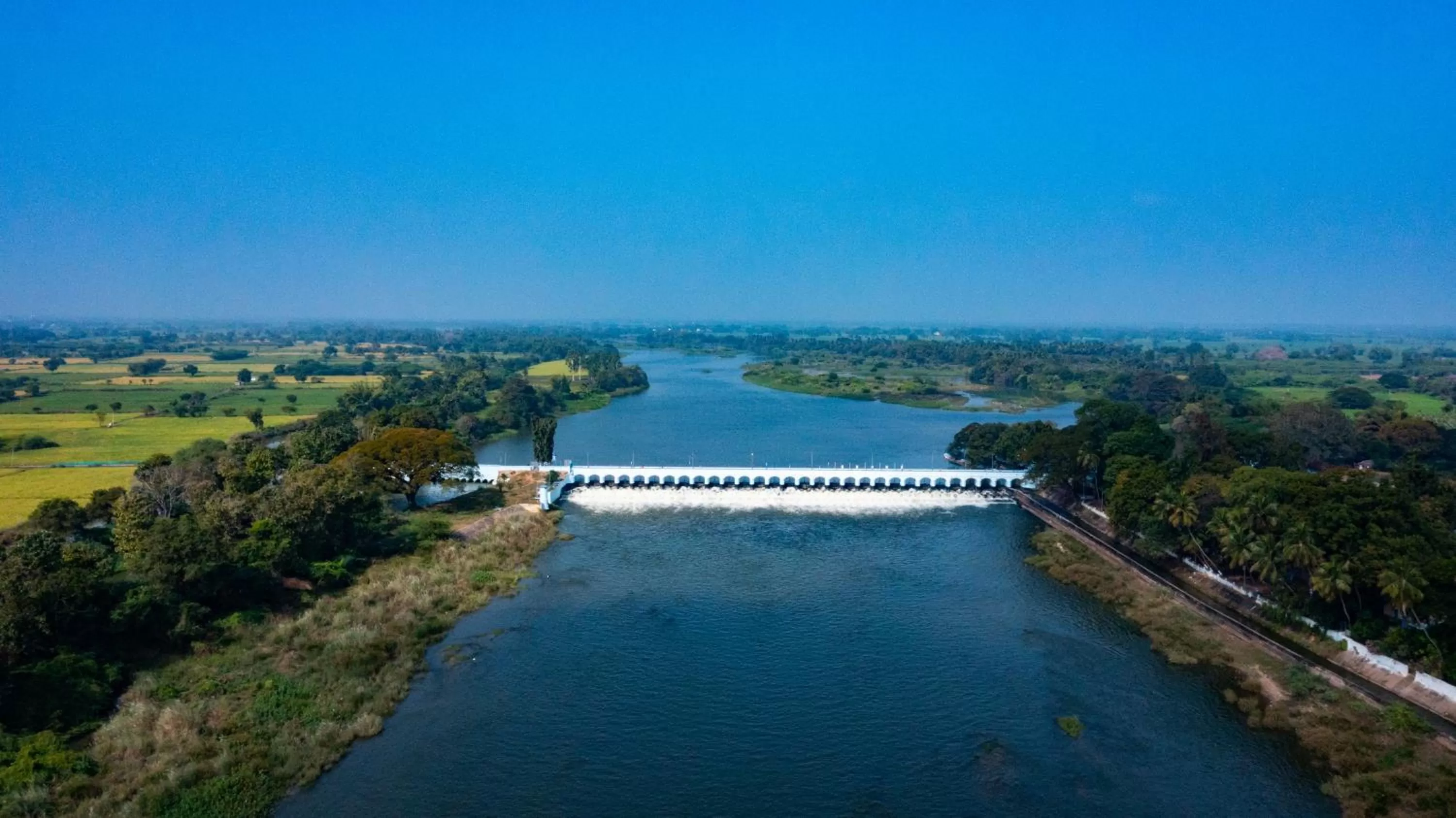 Natural landscape, Bird's-eye View in GReaT Trails Riverview Thanjavur By GRT Hotels