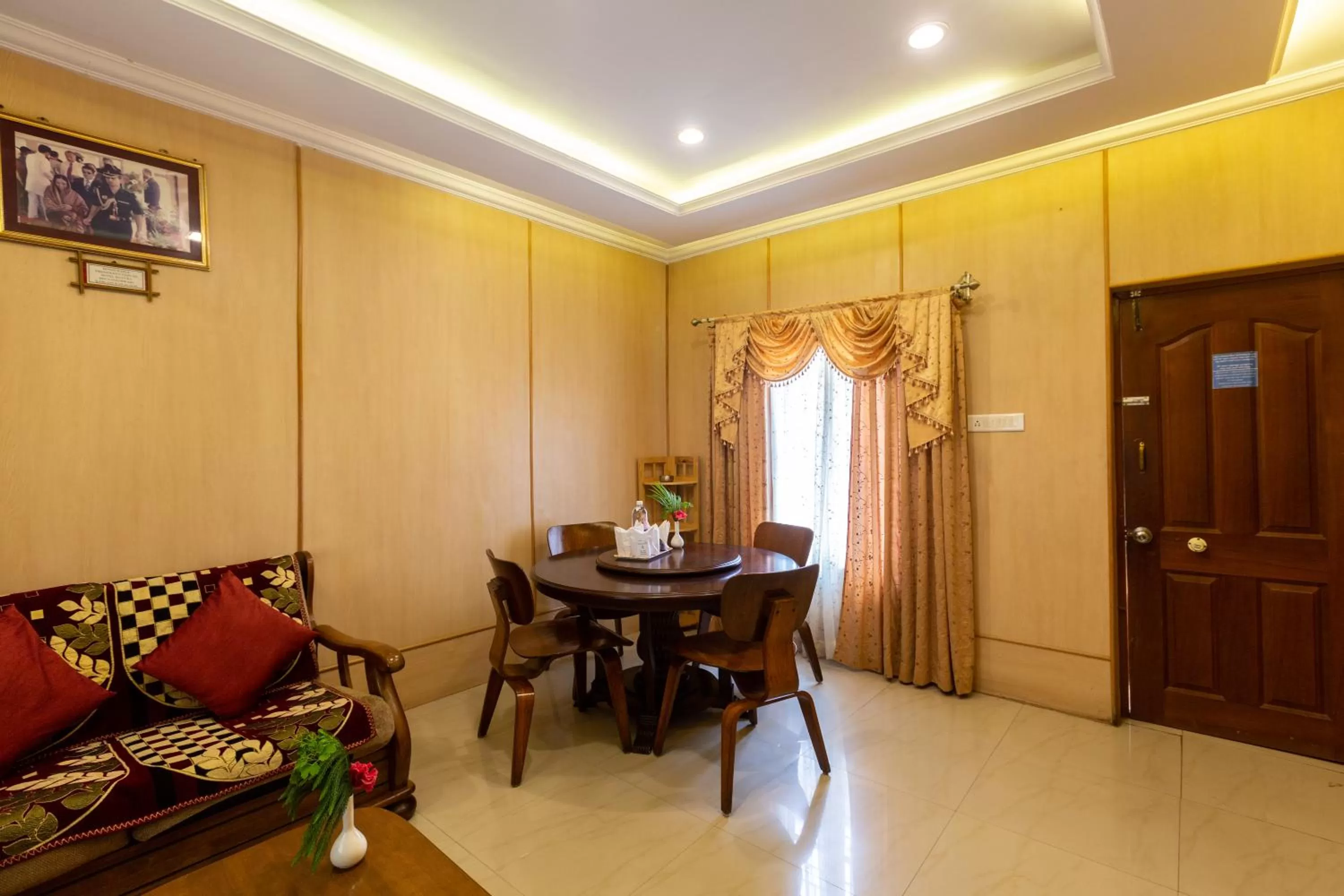 Dining Area in KSTDC Hotel Mayura Bhuvaneshwari Kamalapur