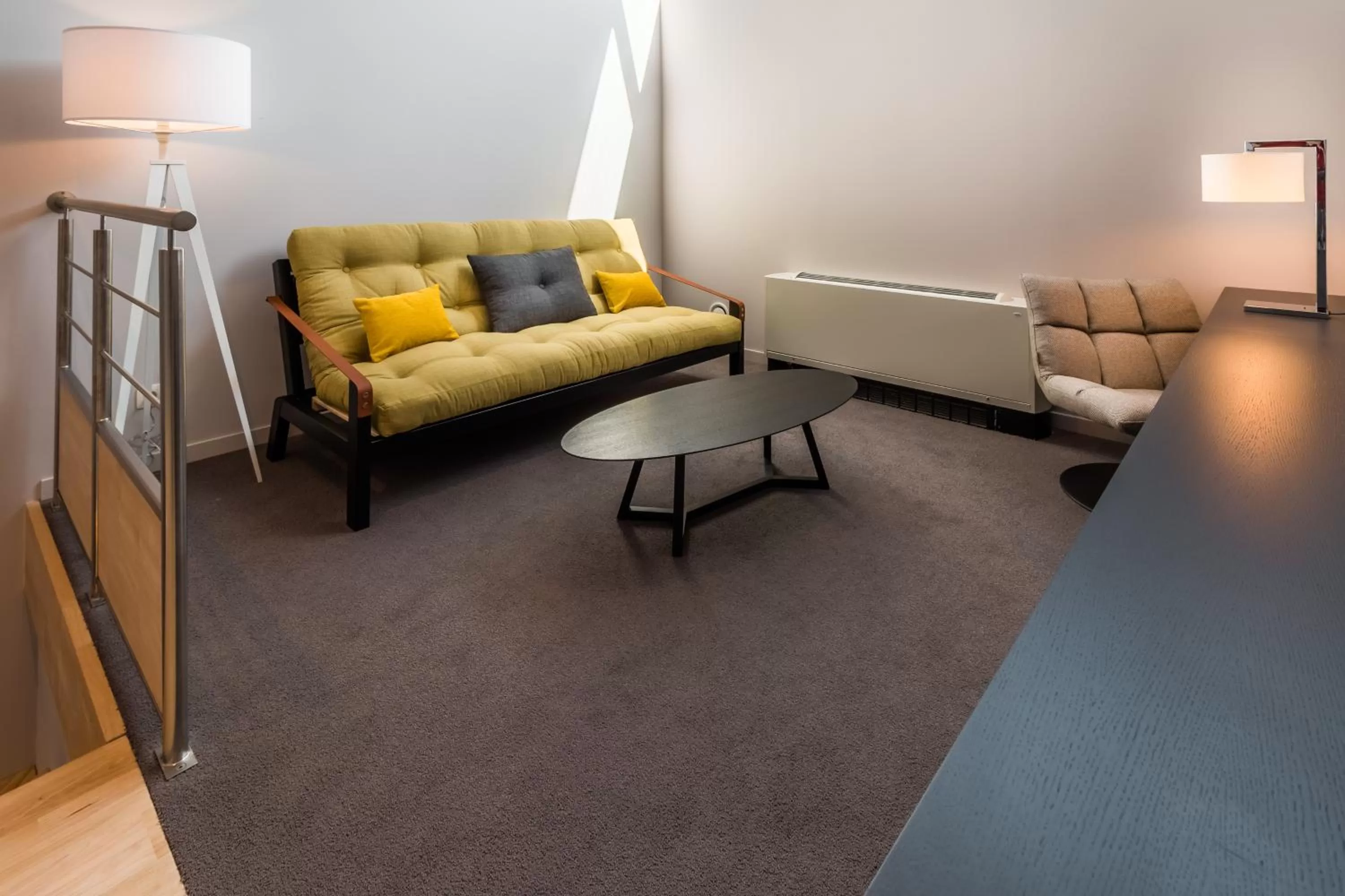 Decorative detail in Martin's Red