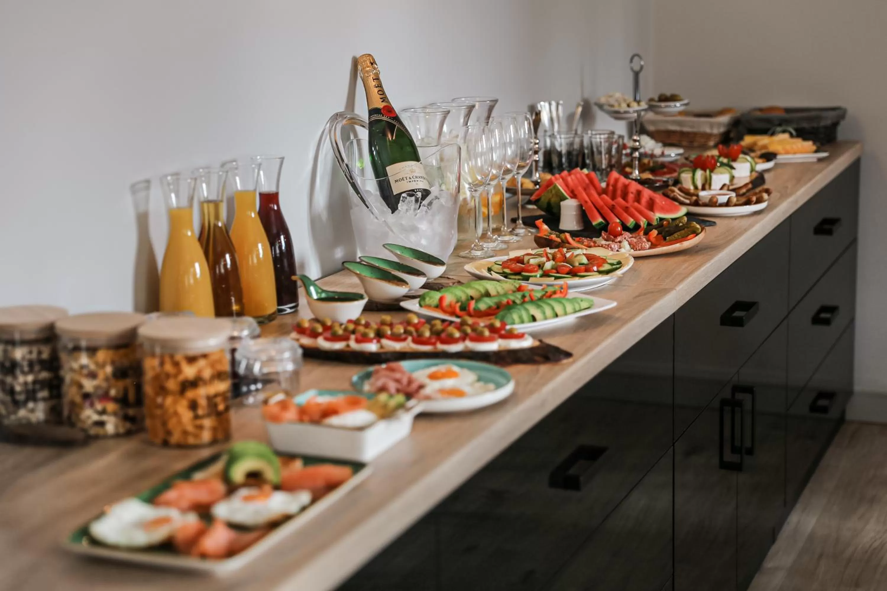 Food and drinks in Hotel Waldeslust