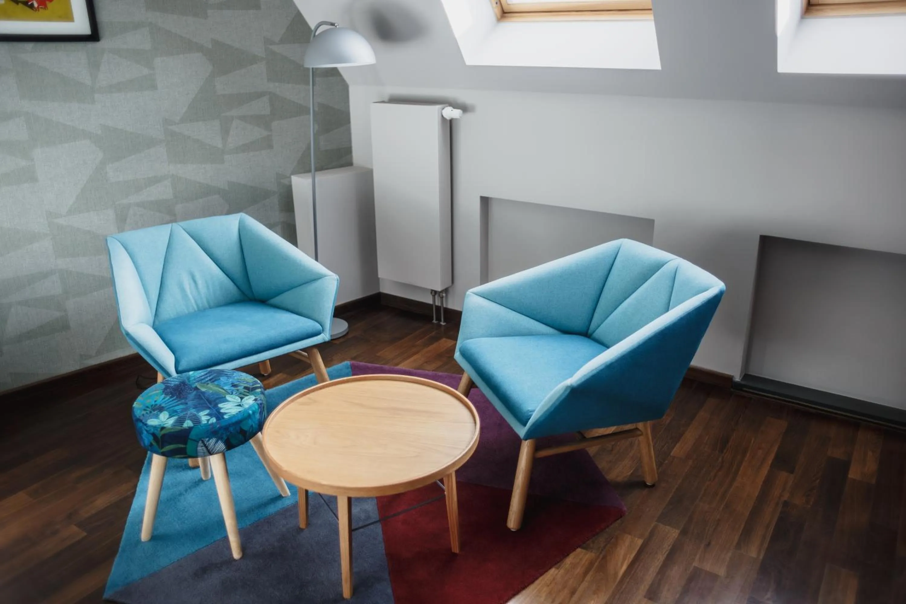 Seating area in The Circus Hotel