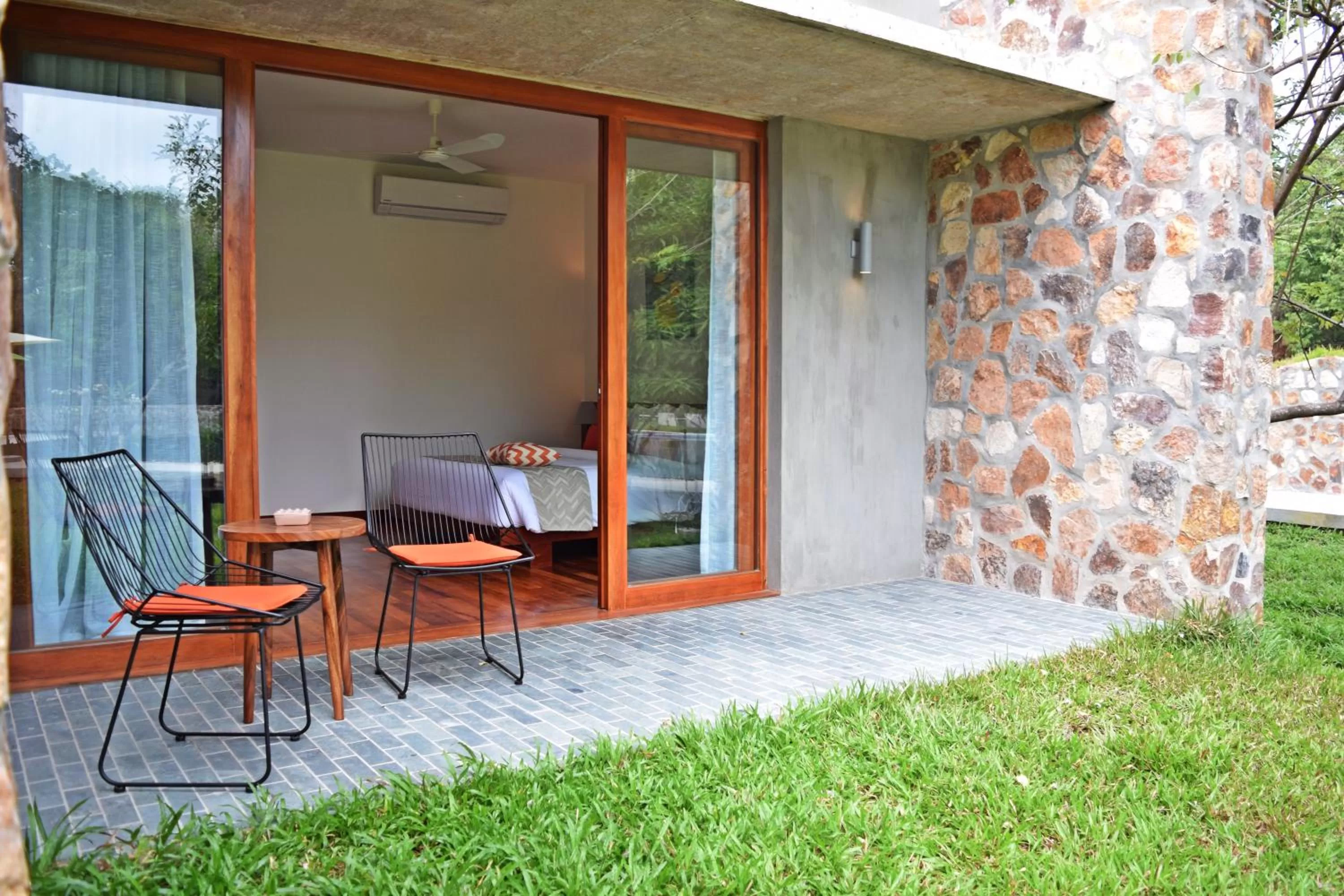 Seating area in Templation Hotel