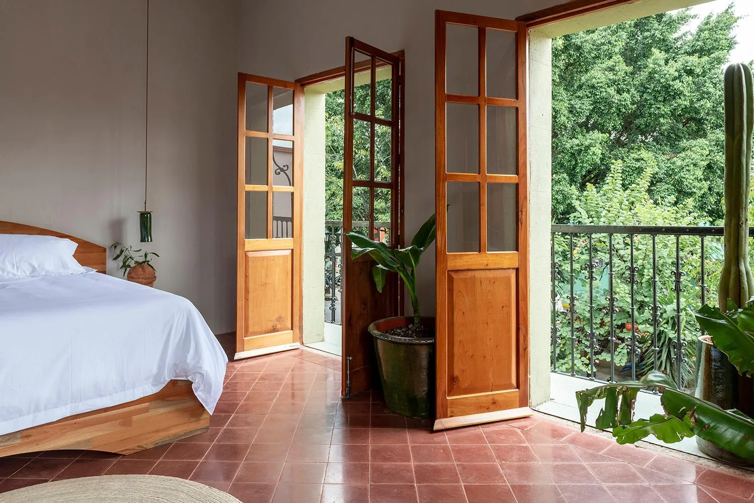 Balcony/Terrace, Bed in Grana B&B