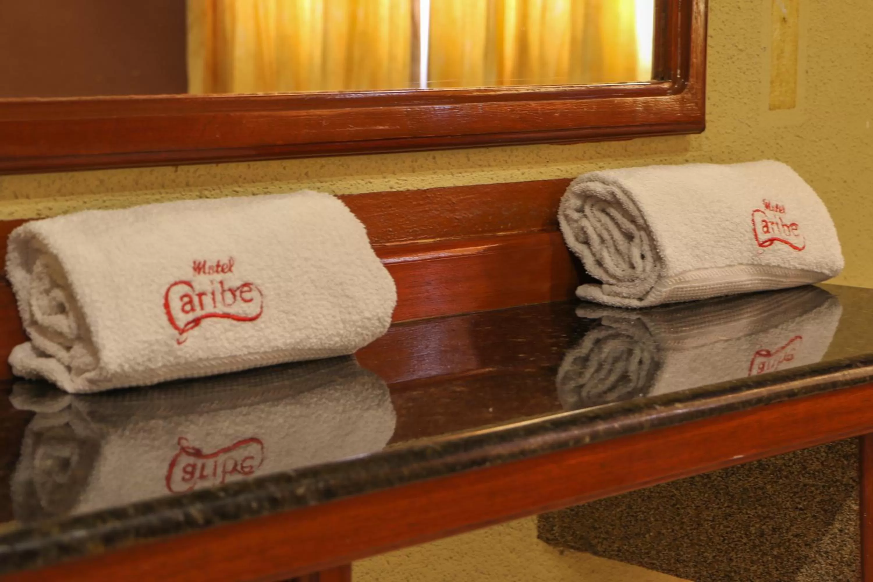 towels in Motel Caribe