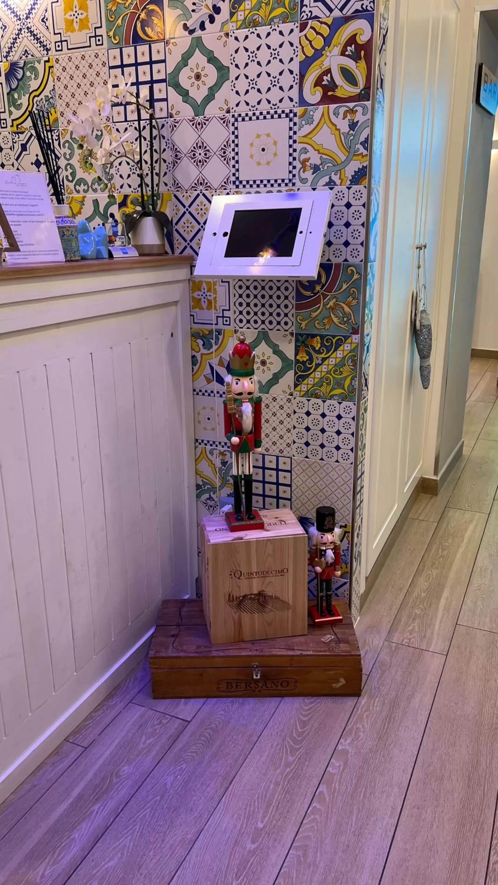 Lobby or reception in Antica Capri