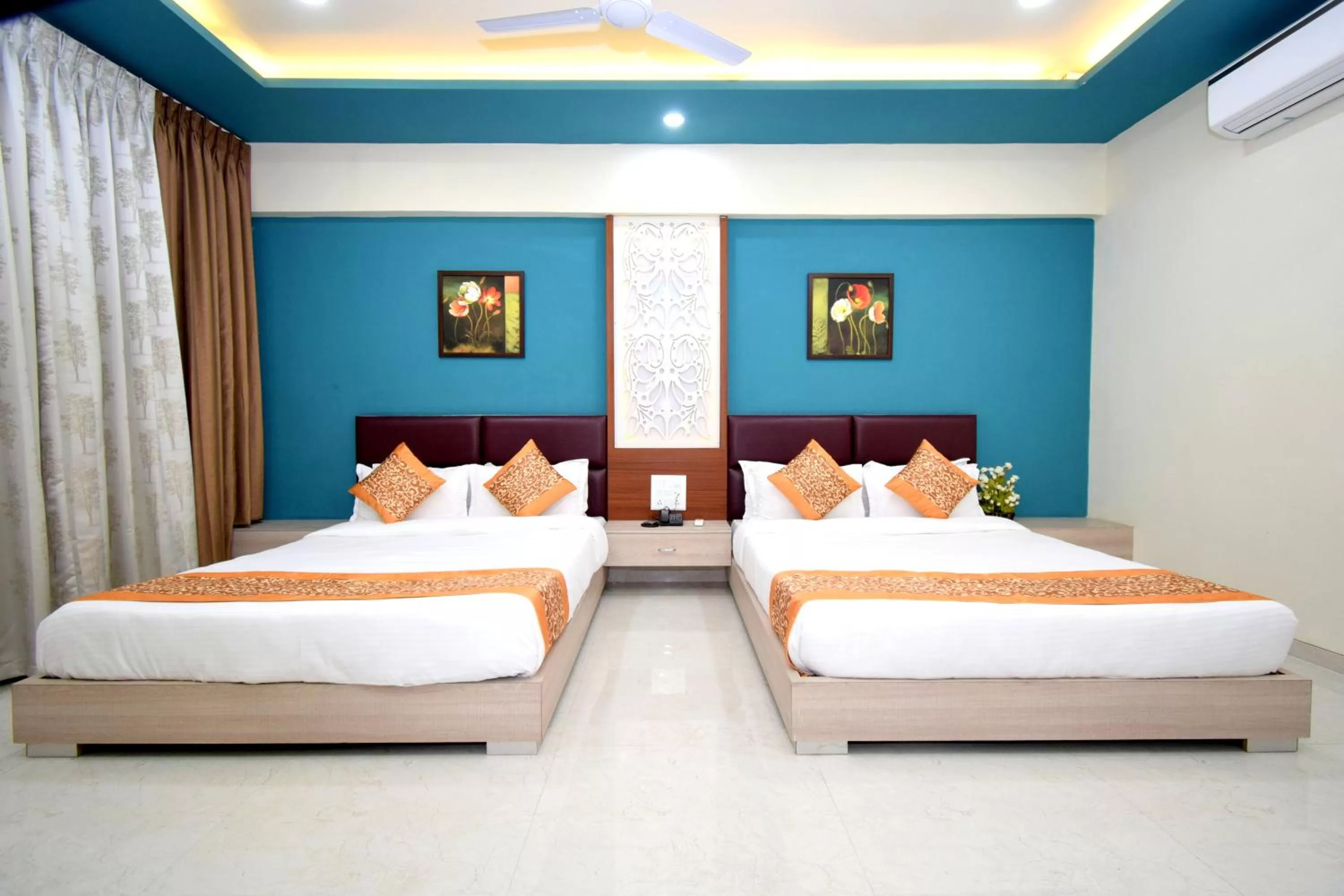 Photo of the whole room, Bed in The Sky Imperial- Hotel Gopal Darshan