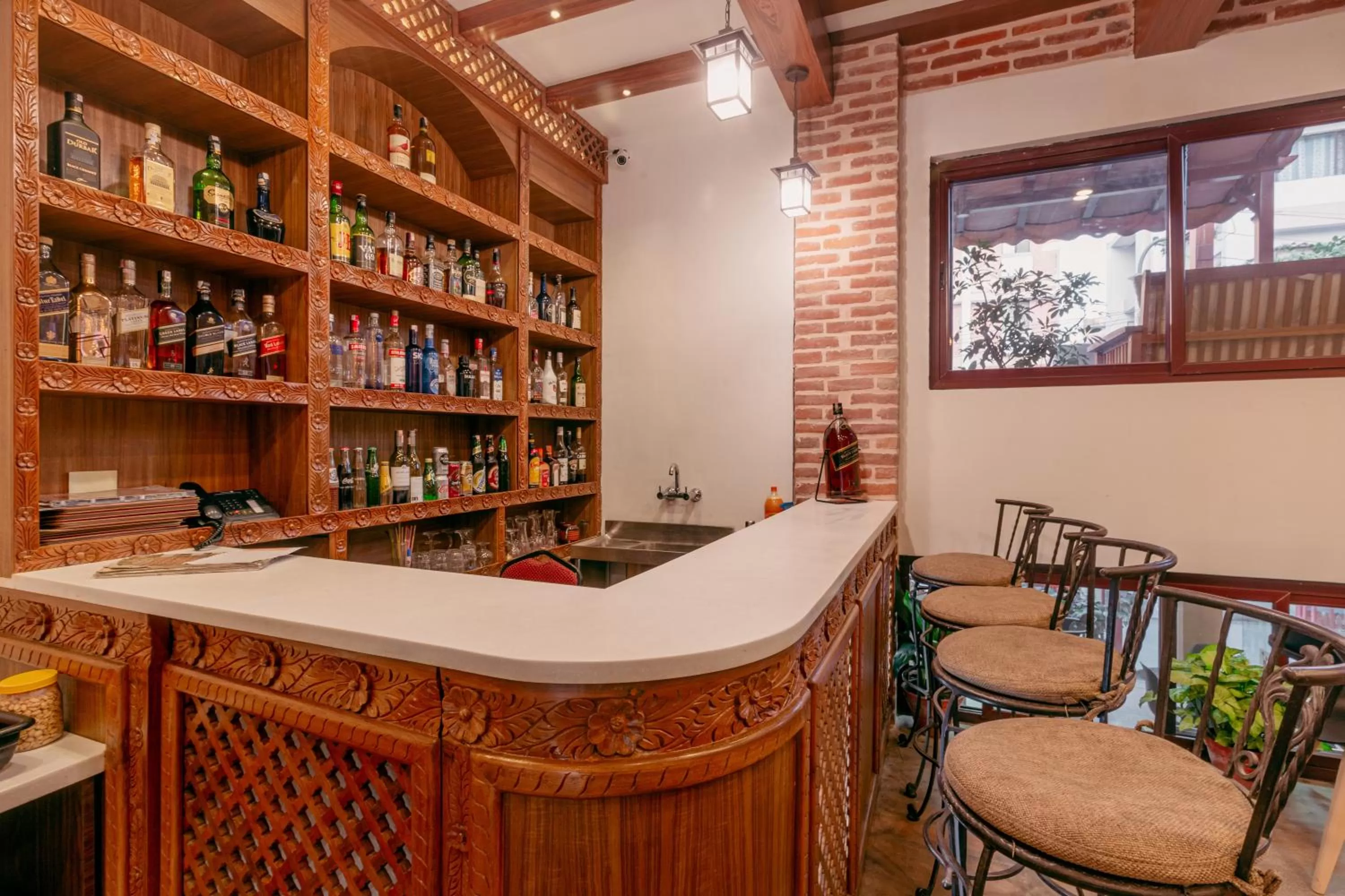 Lounge or bar in Hotel Manang - Thamel, Kathmandu