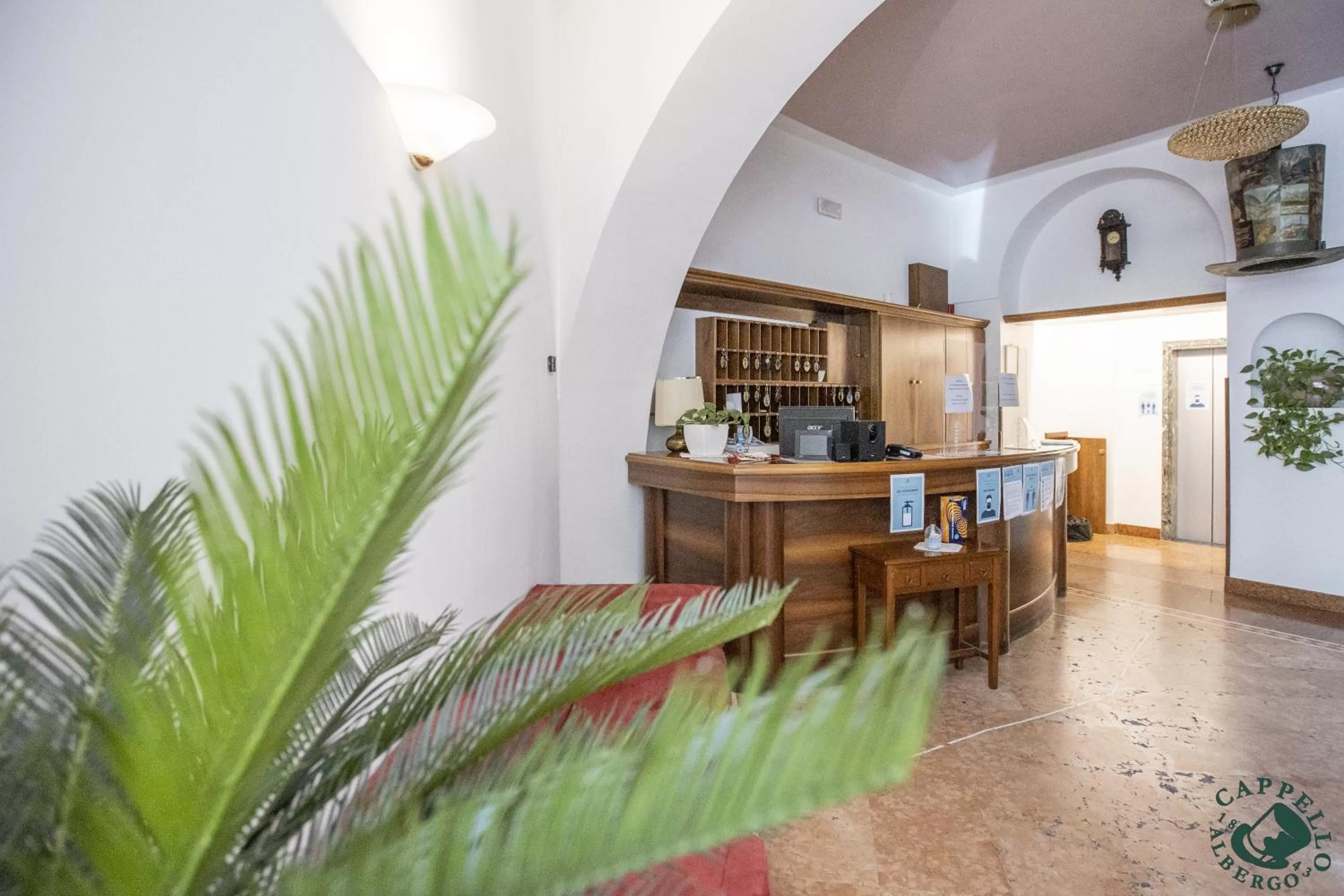 Lobby or reception in Albergo Cappello e Cadore
