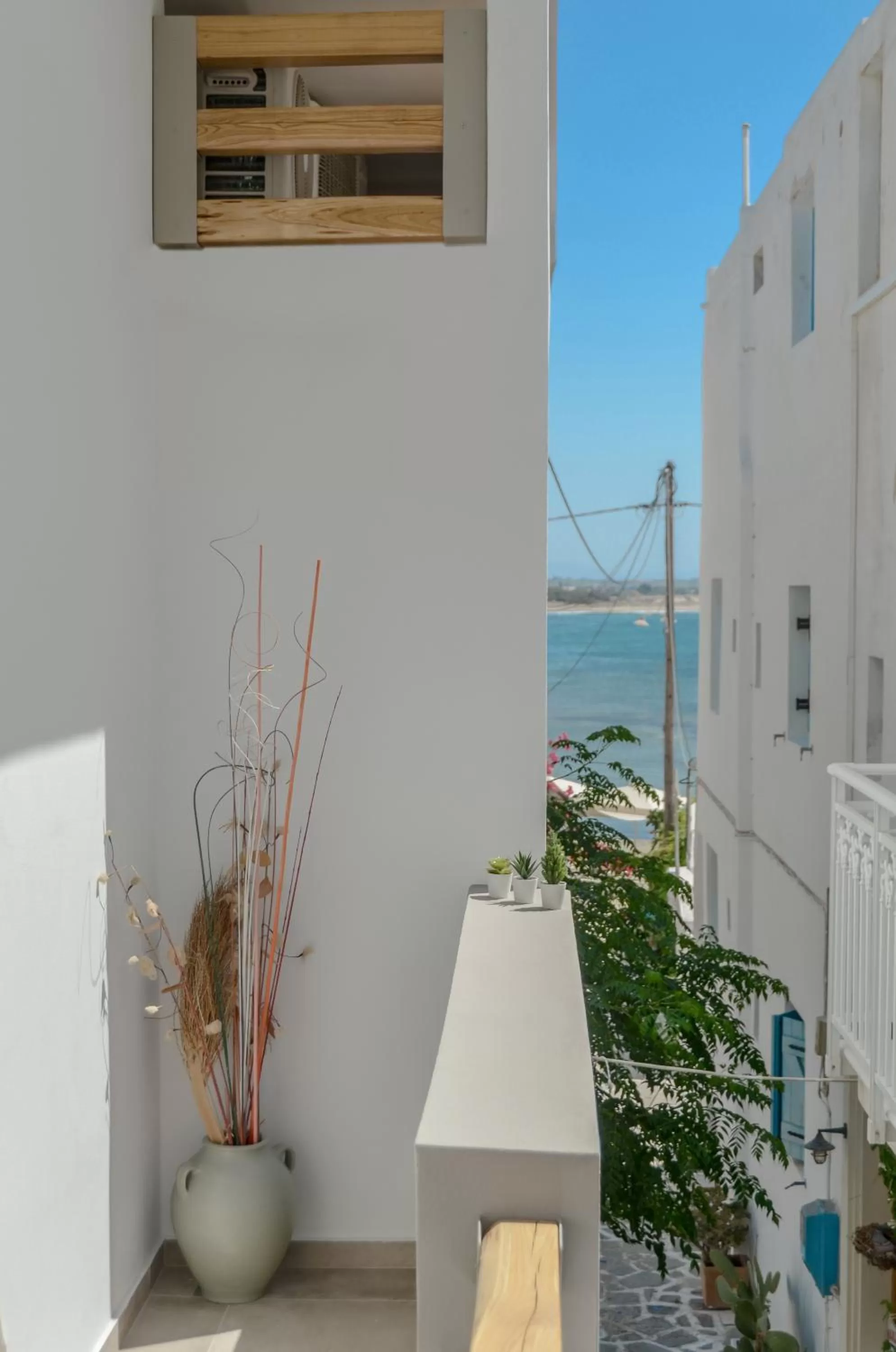 Balcony/Terrace in Panormos Hotel and Studios