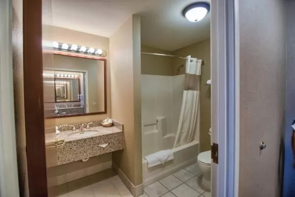 Shower in Medallion Inn and Suites