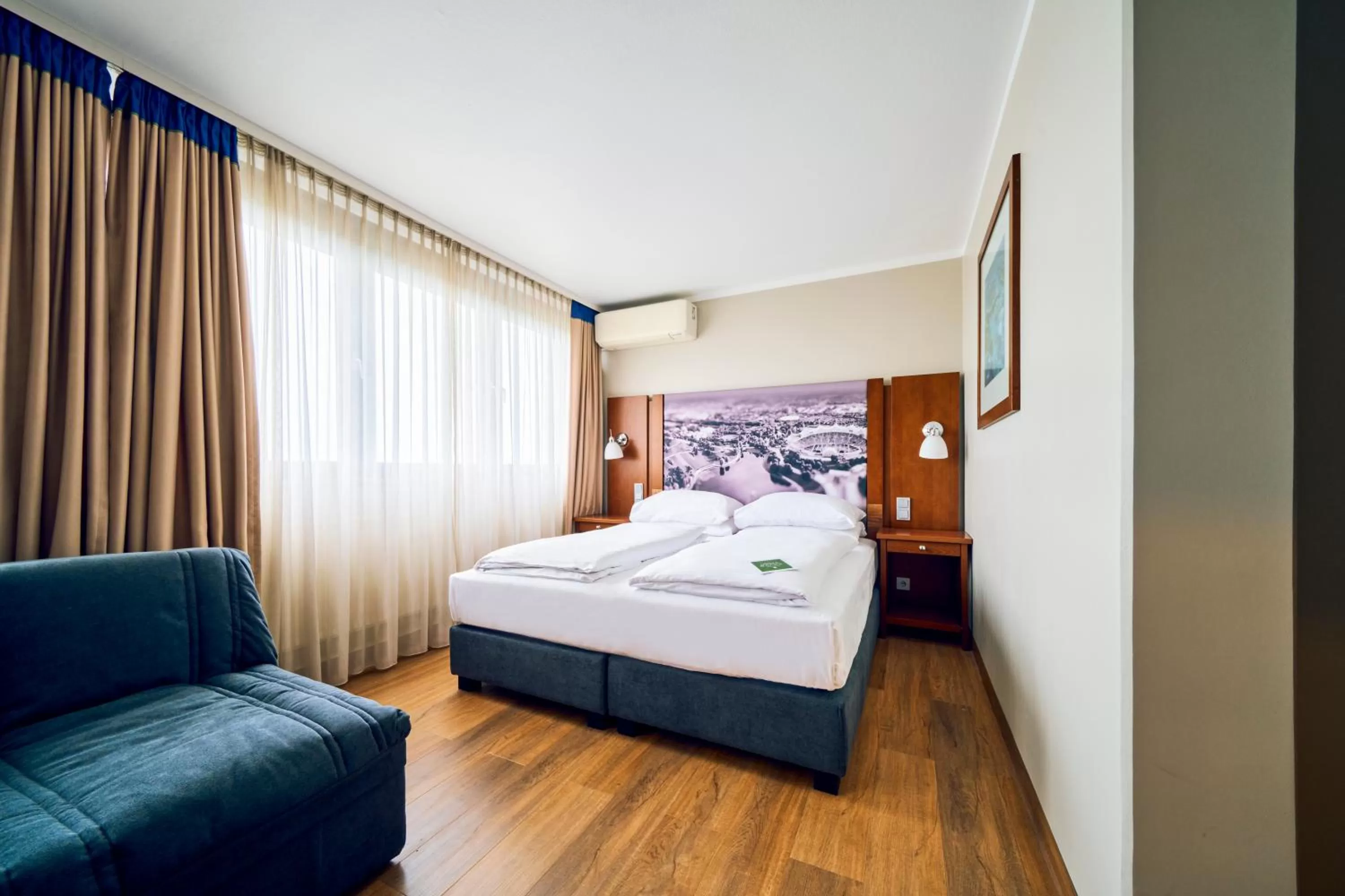 Bedroom, Bed in Arthotel Ana im Olympiapark