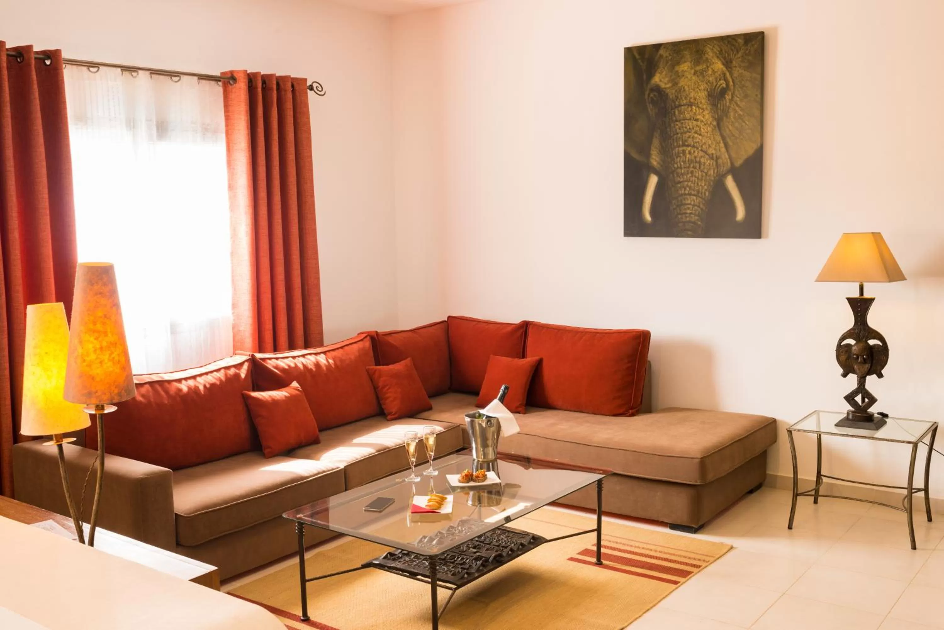 Living room in La Résidence