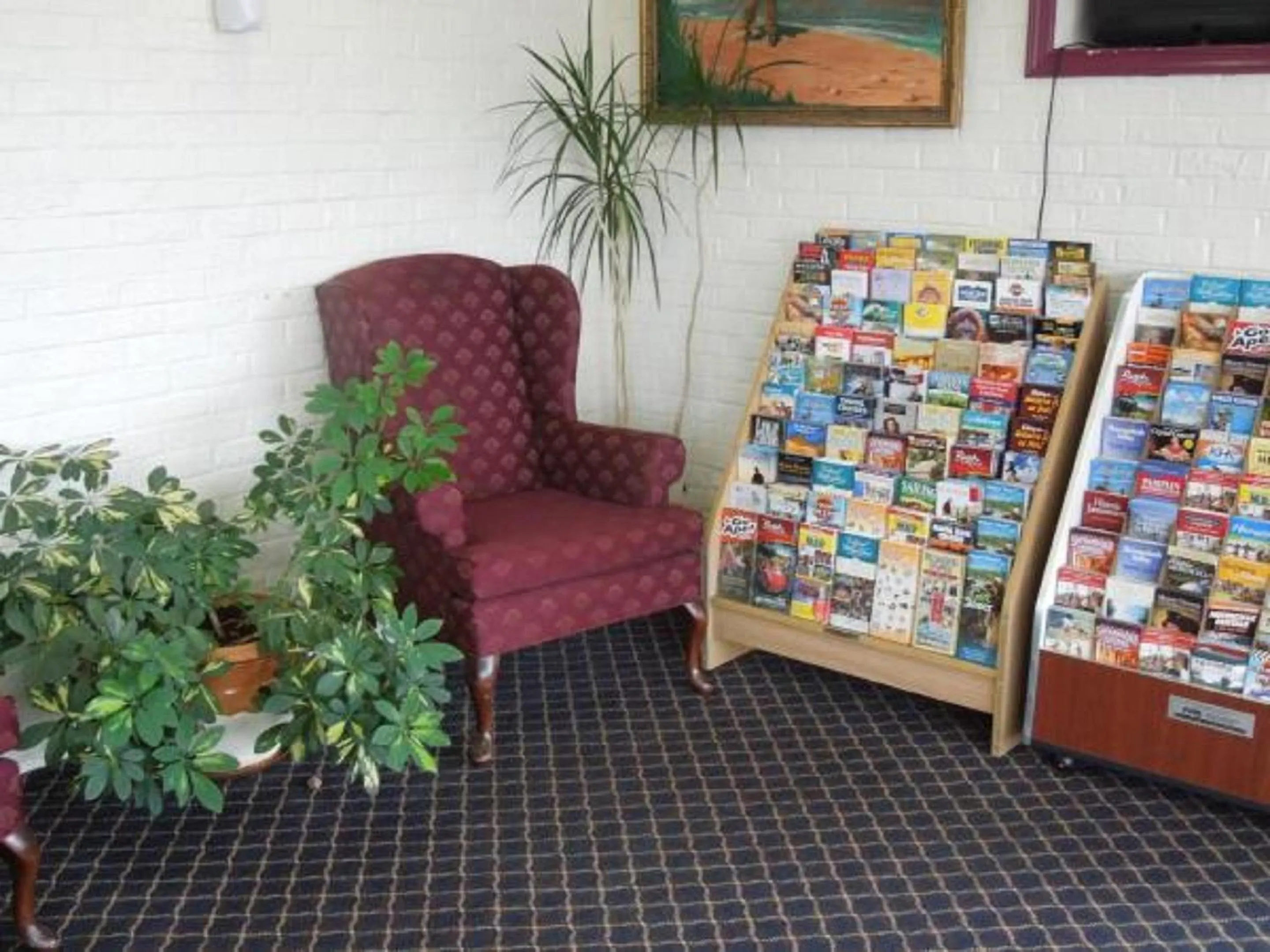 Lobby or reception in Captain John Smith Inn Williamsburg