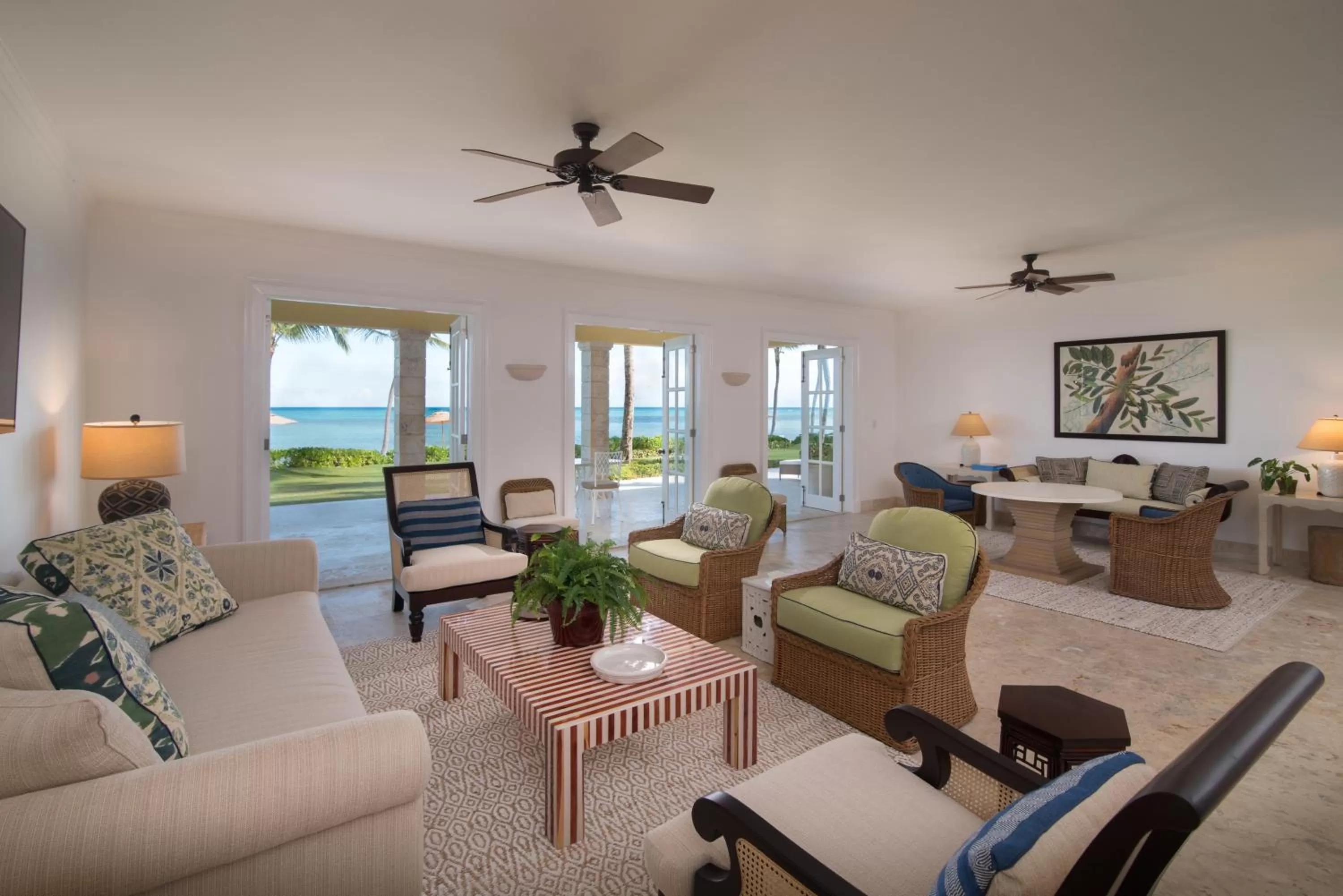 Living room in Tortuga Bay