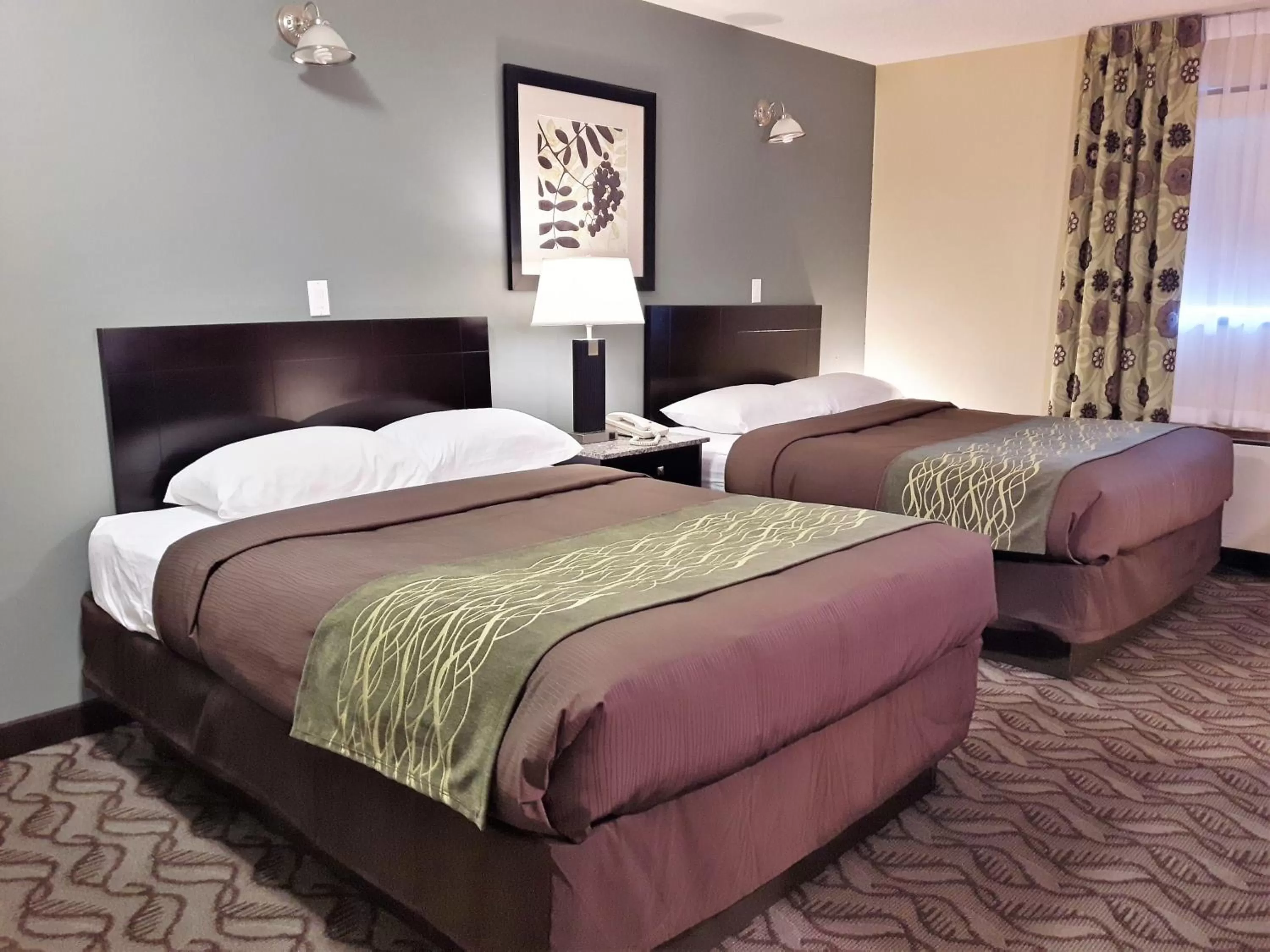 Double Room with Two Double Beds in Lacombe Motor Inn