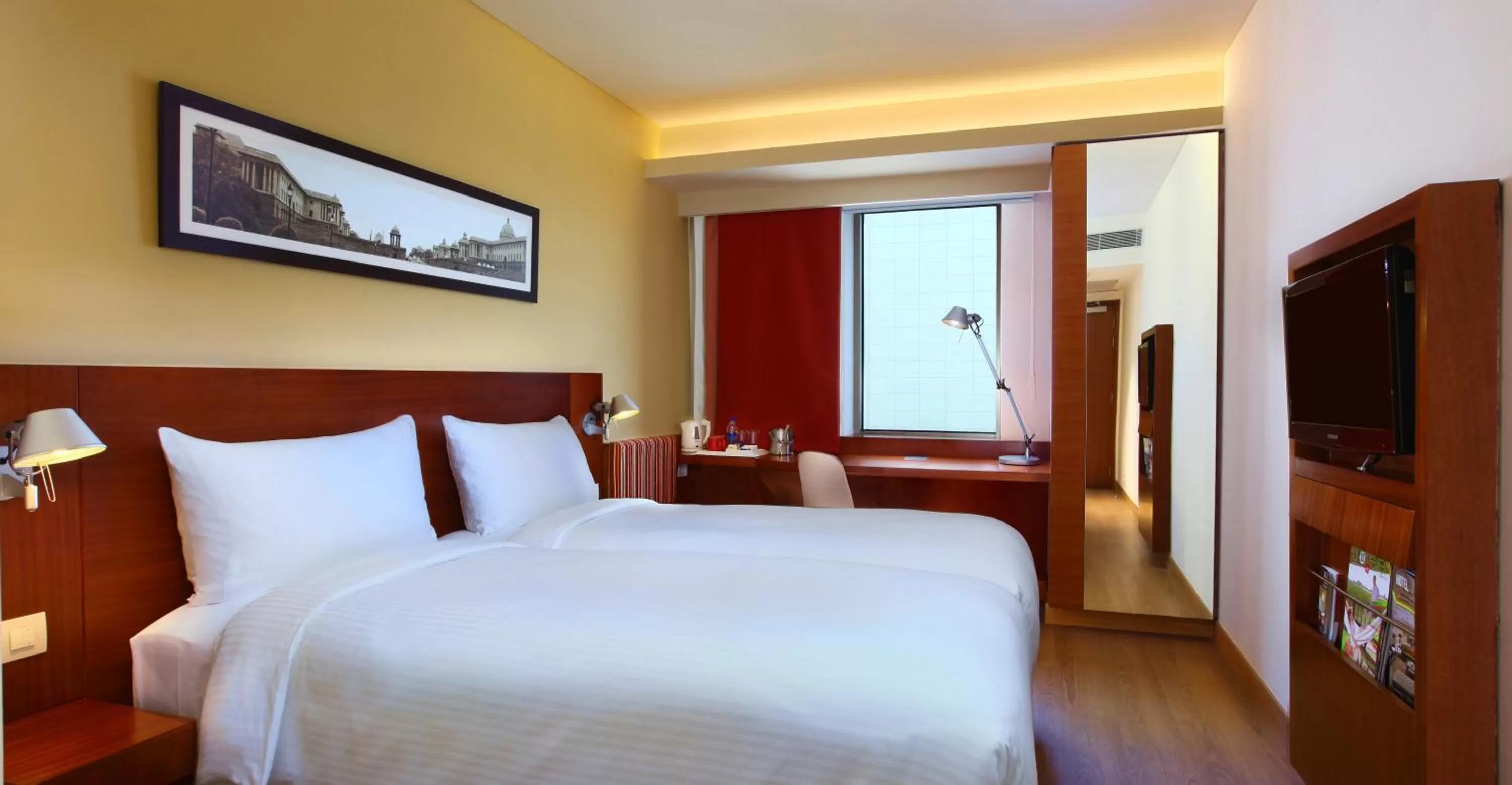 Bedroom, Bed in ibis New Delhi Aerocity - An Accor Brand