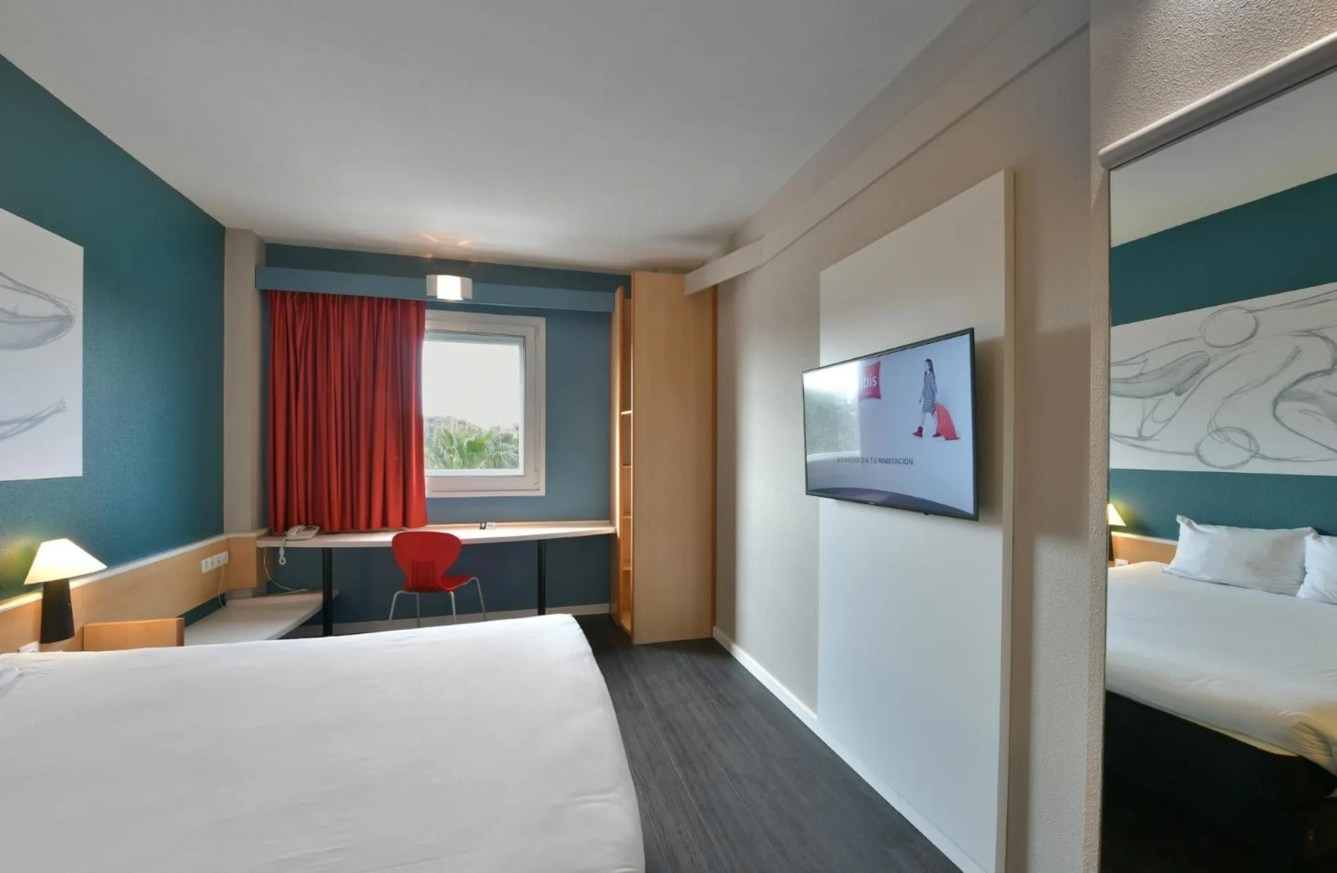 Bed in Ibis Madrid Getafe