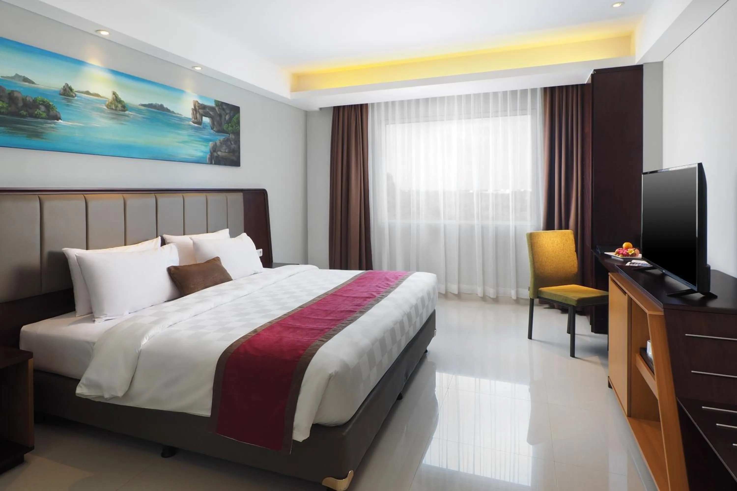 Bed in d'primahotel Kualanamu Airport Medan