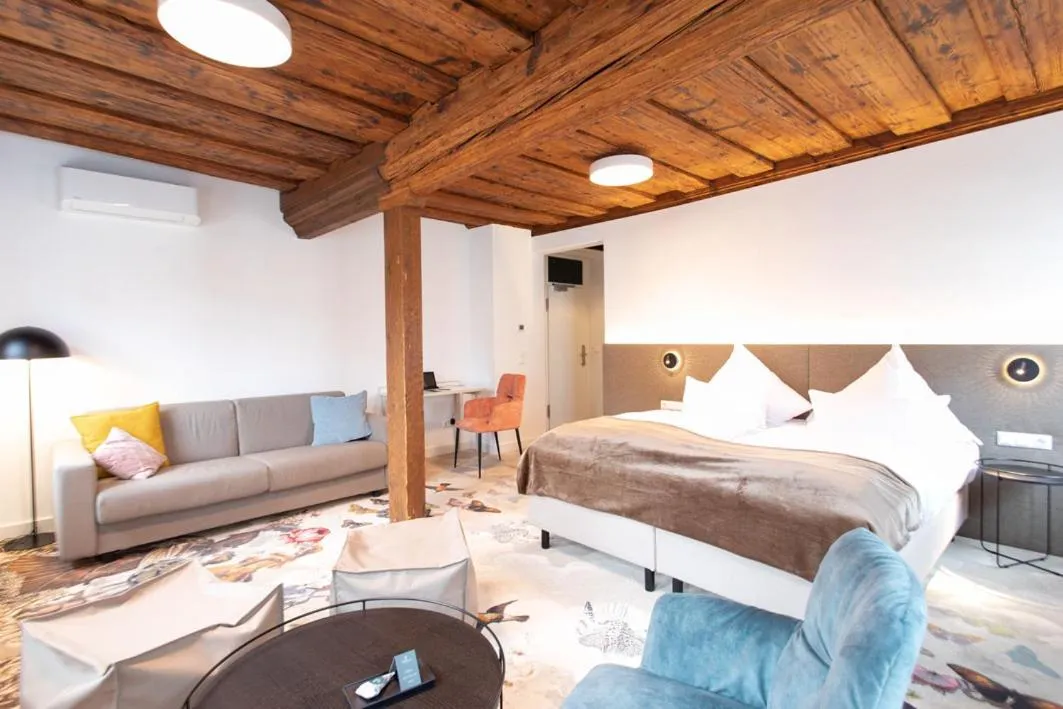 Photo of the whole room, Bed in Hotel Tuchhaus