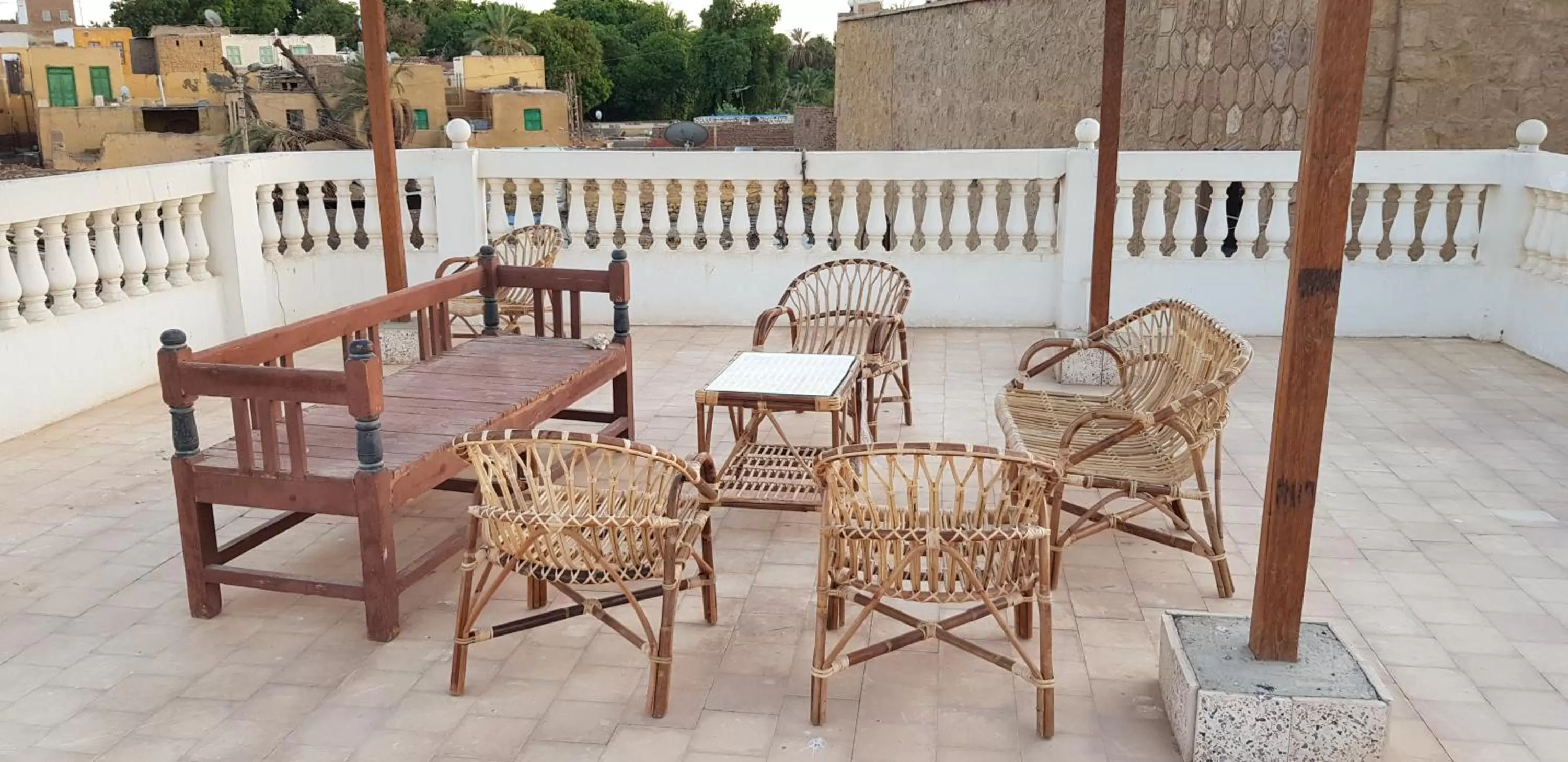 Patio in Taharka Nubian House