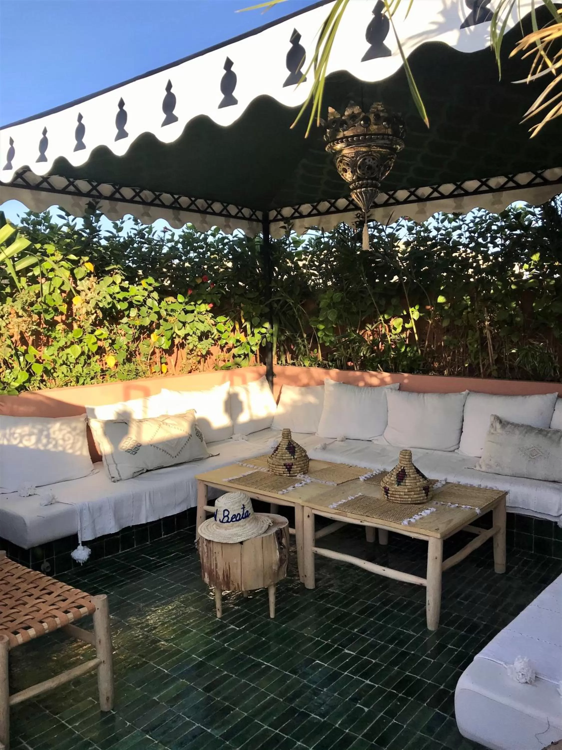 Patio in Riad Beata Bed & Breakfast