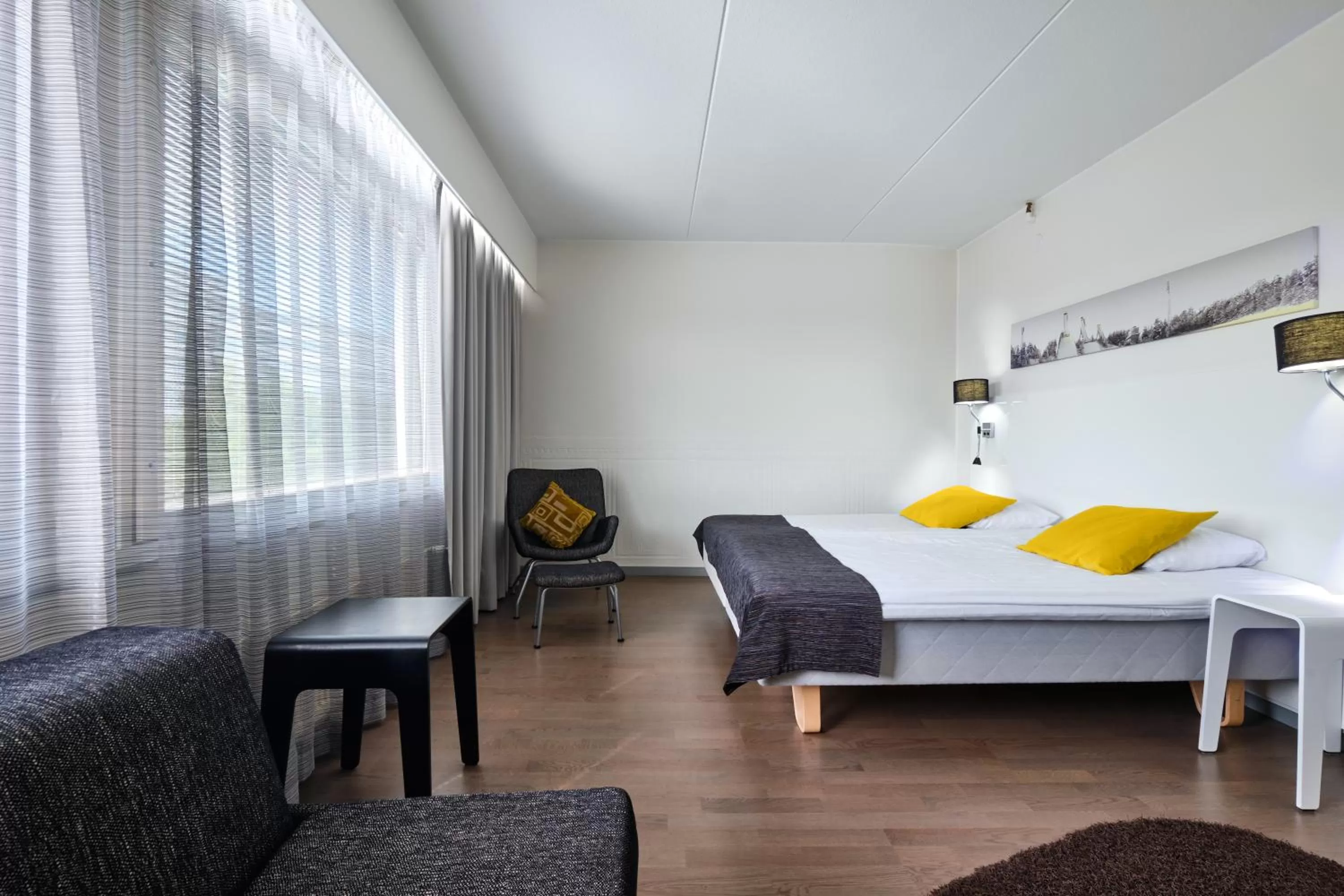 Bed in GreenStar Hotel Lahti