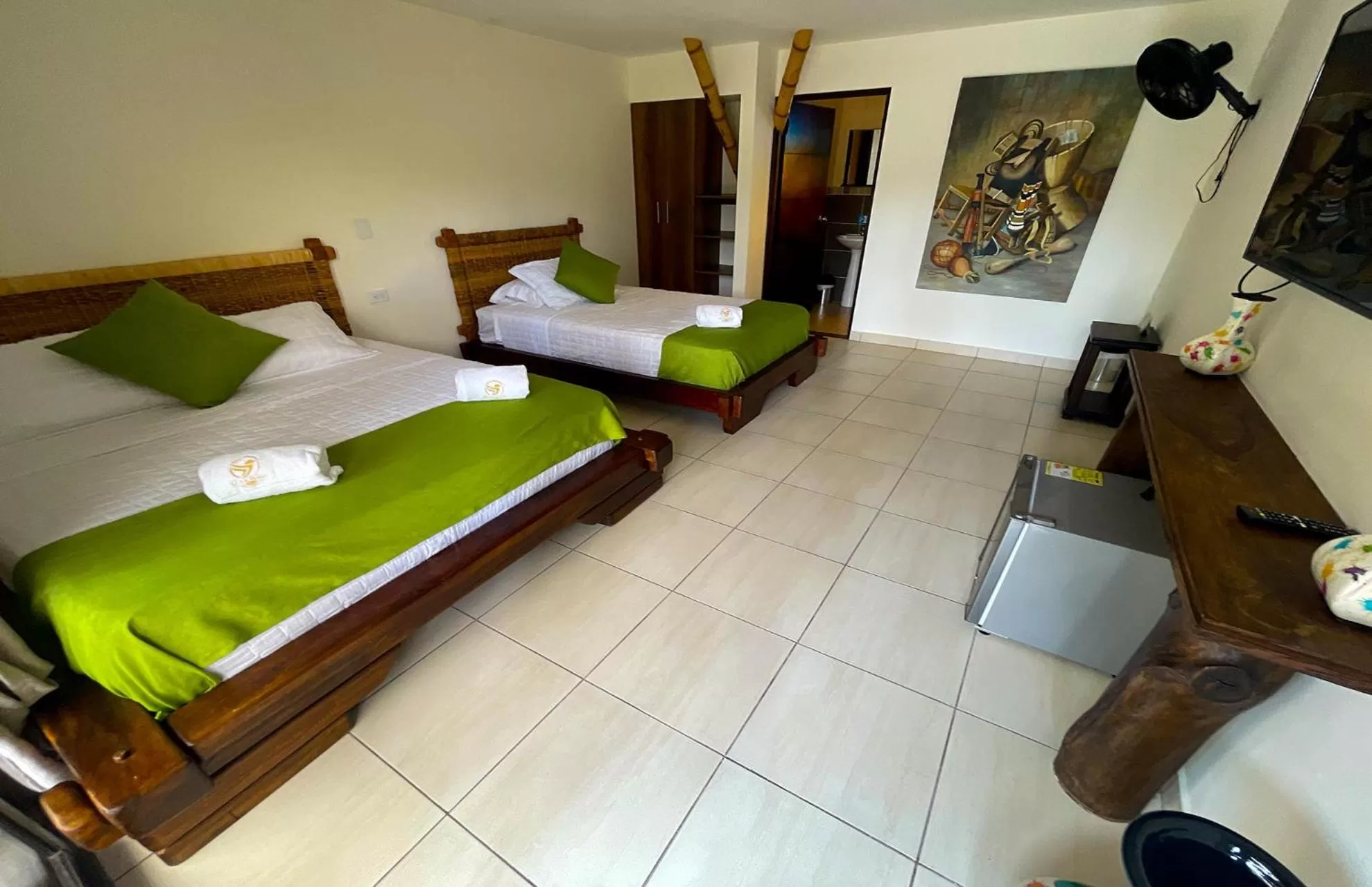 Bed in La Victoria Hotel Campestre