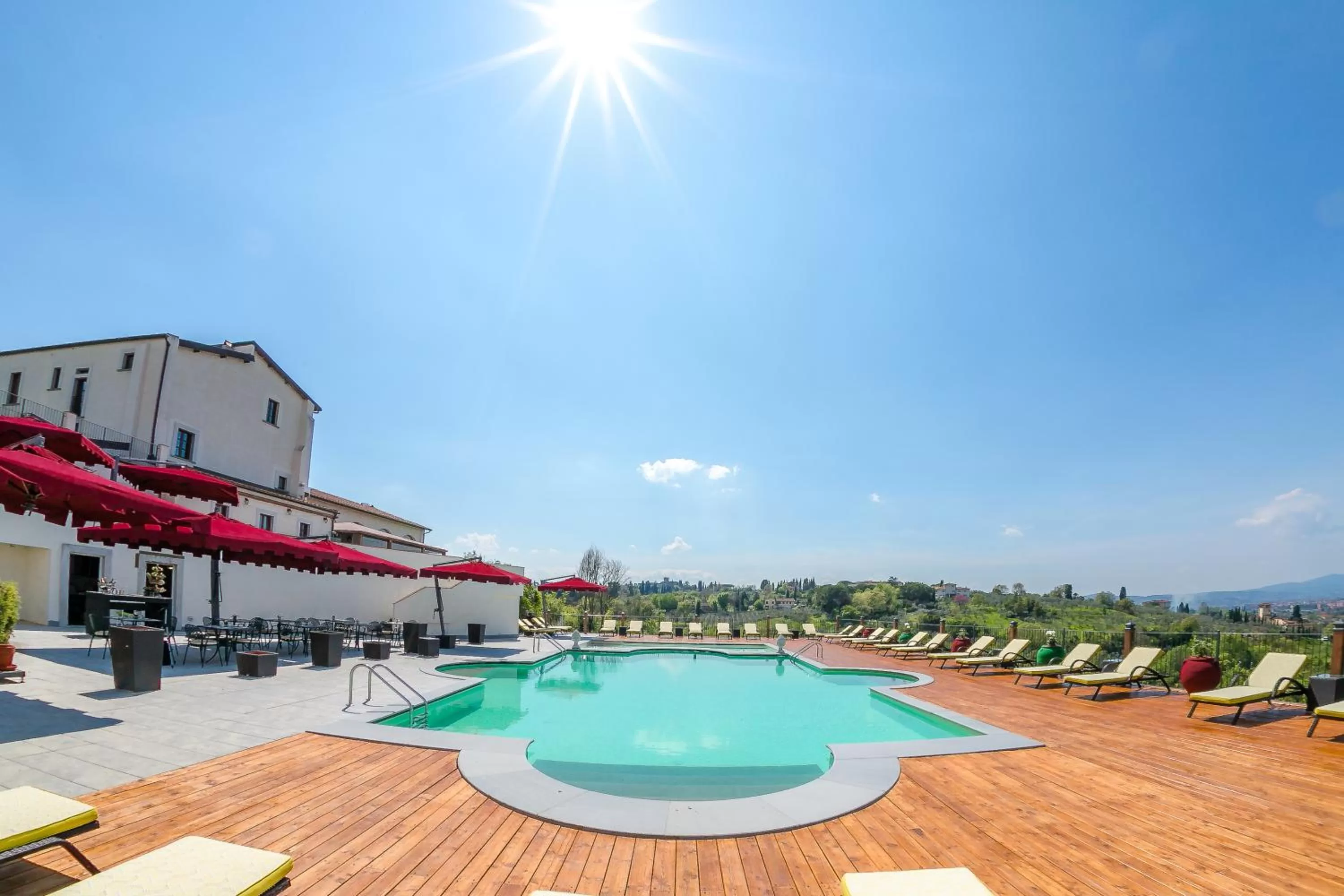 Swimming pool in Villa Tolomei Hotel & Resort