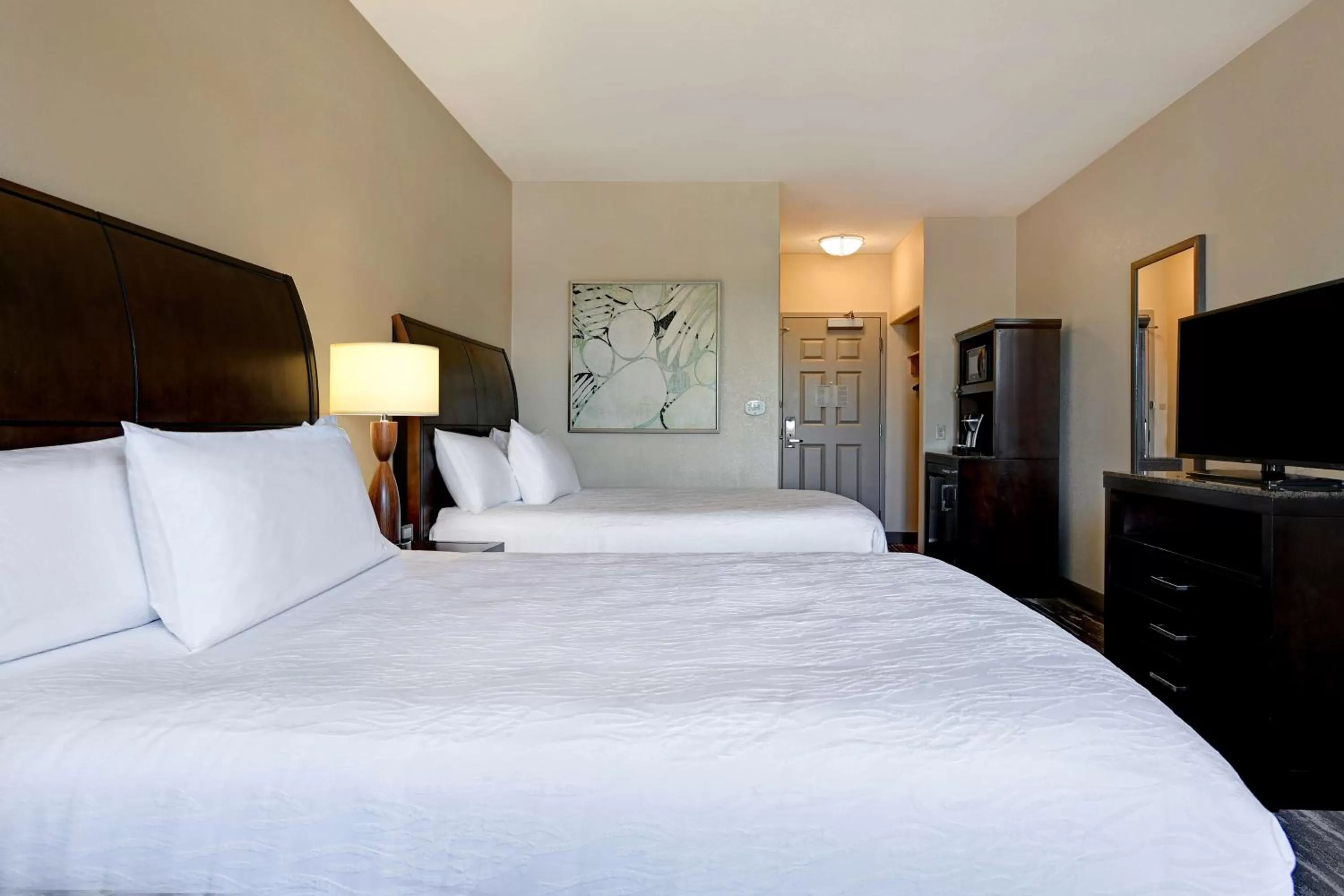 Bed in Hilton Garden Inn San Bernardino