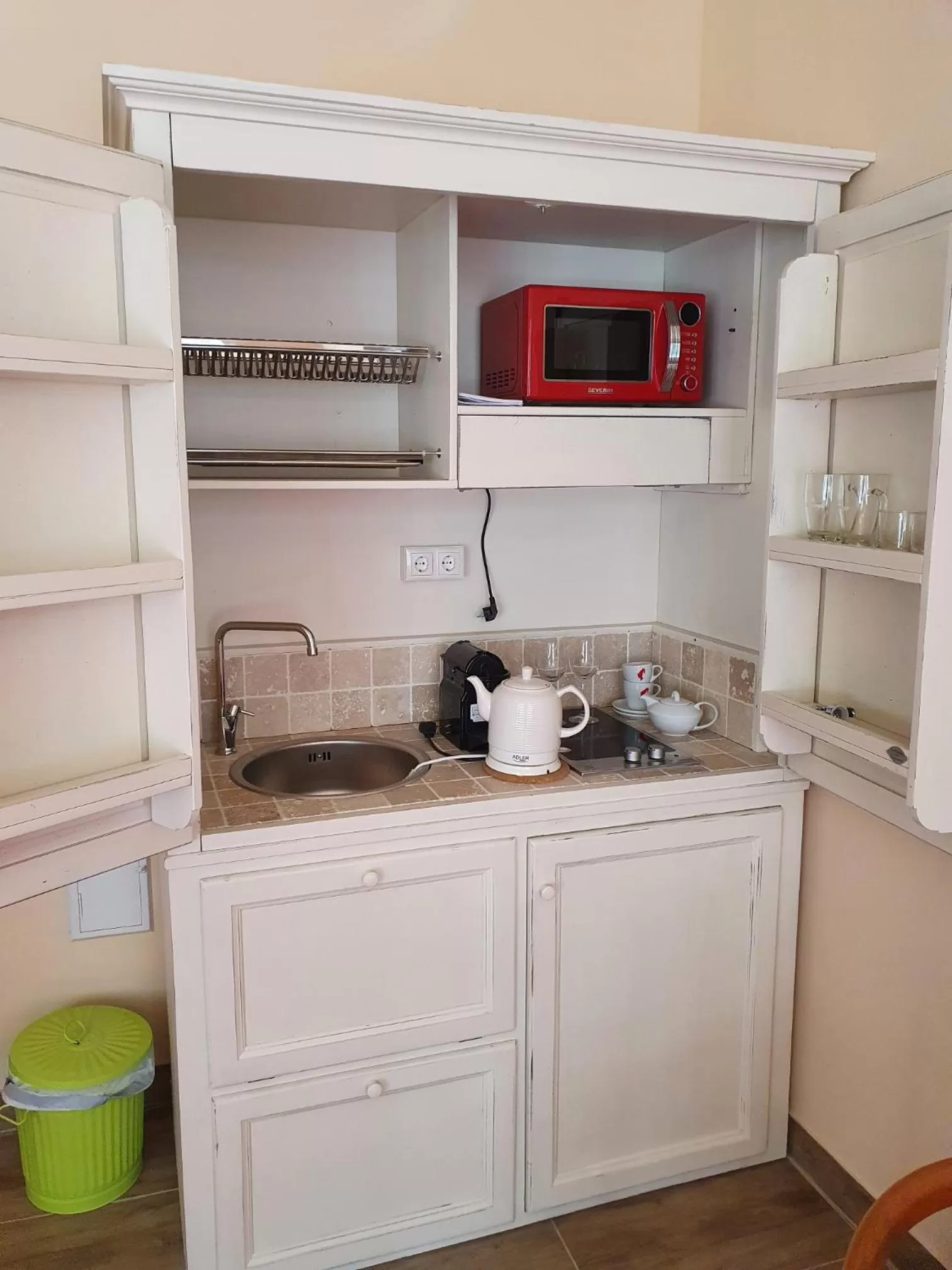 Kitchen or kitchenette in Altwienerhof Boutique Hotel