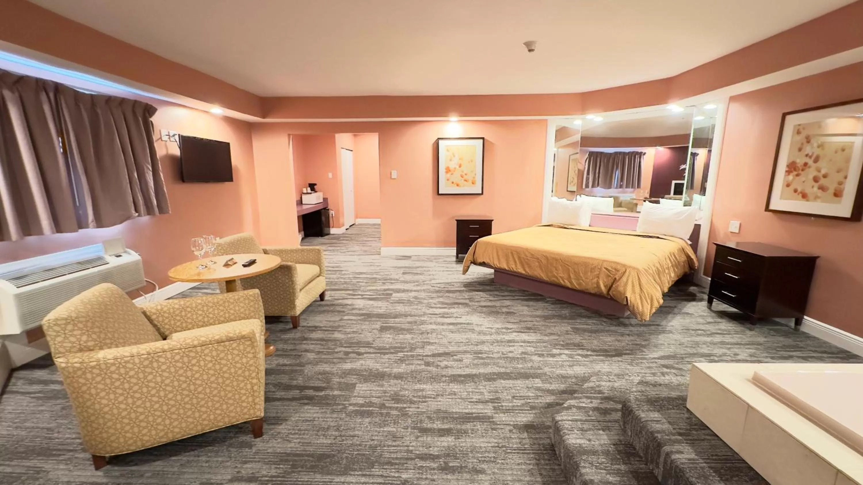 Bed in Inn of the Dove - Romantic Luxury Suites with Jacuzzi & Seasonal Fireplace at Harrisburg-Hershey-Philadelphia, PA
