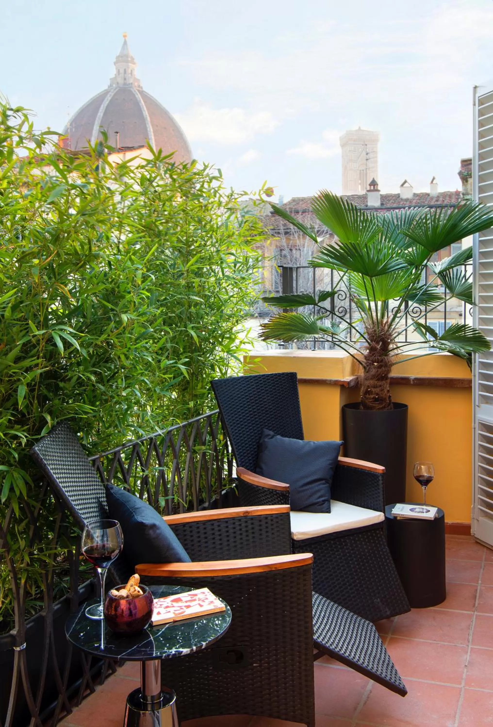 Balcony/Terrace in Arte' Boutique Hotel