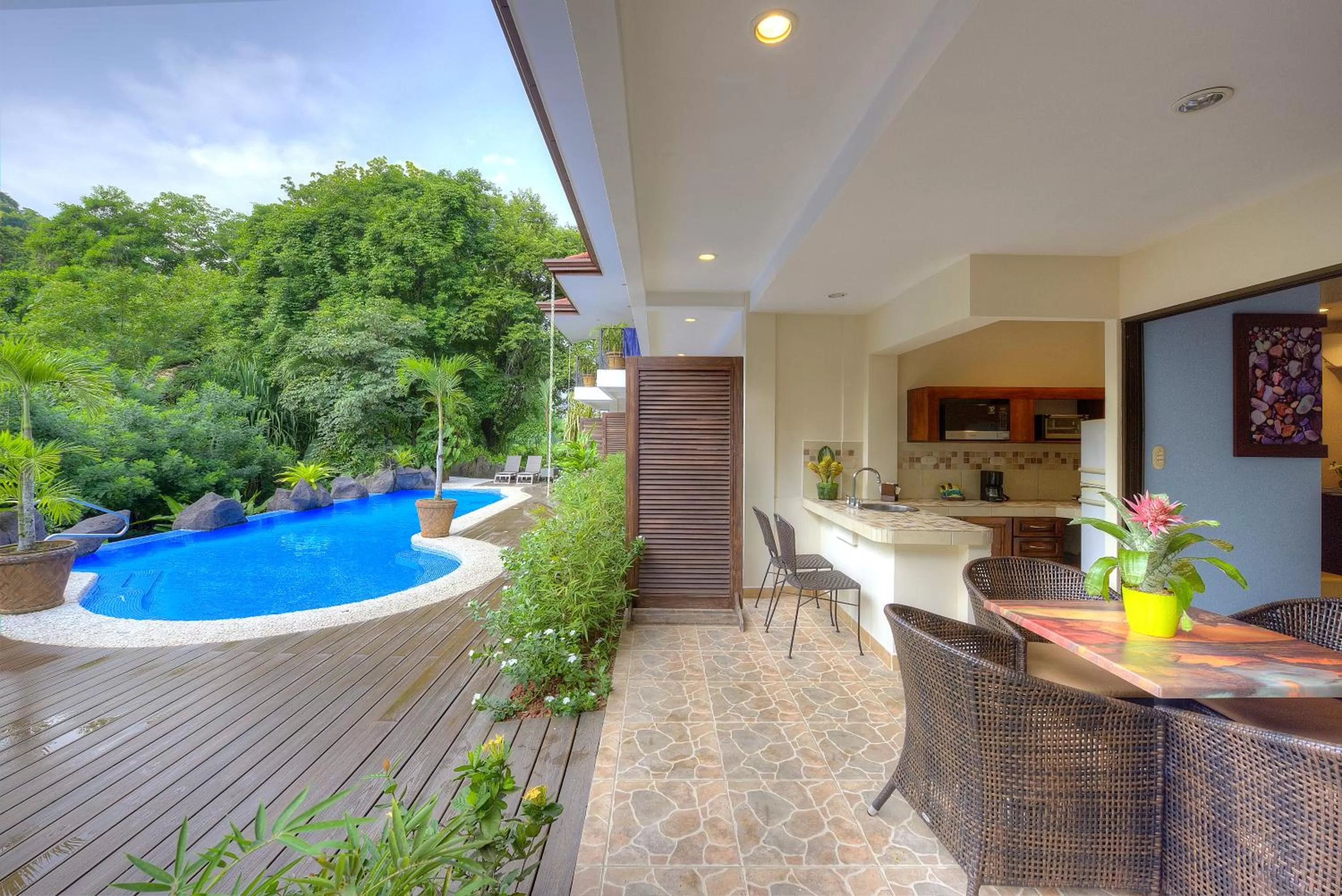 Natural landscape in Pumilio Mountain & Ocean Hotel