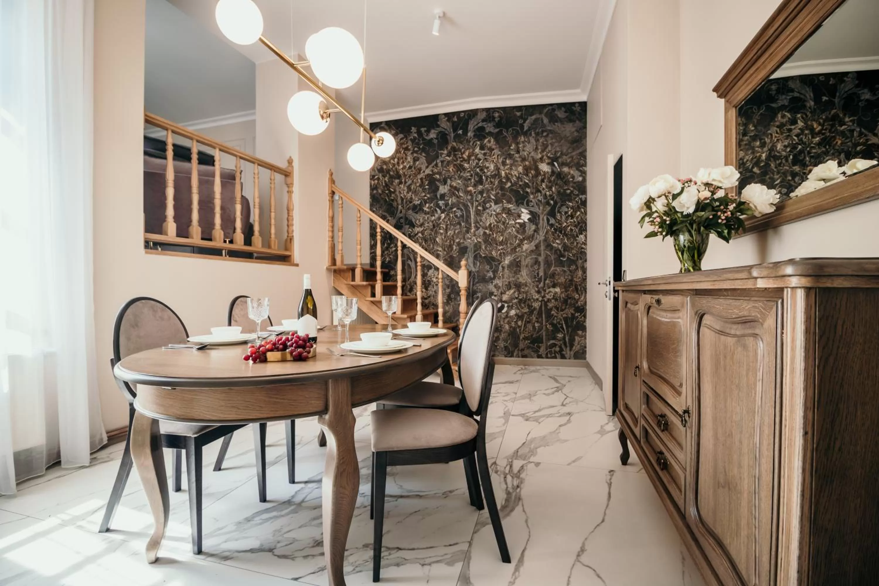 Dining area in Apartamenty Małe Garbary