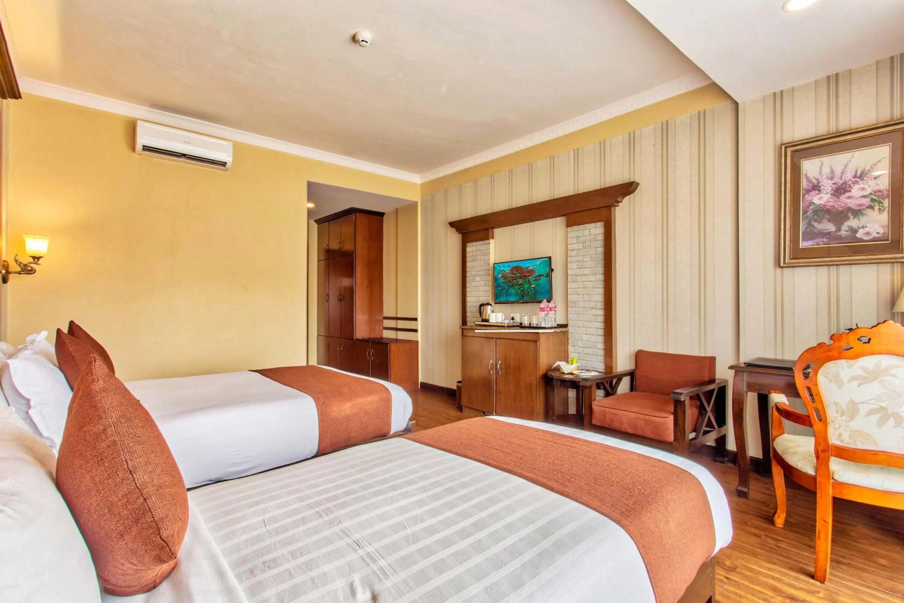 Decorative detail in Da Yatra Courtyard Hotel