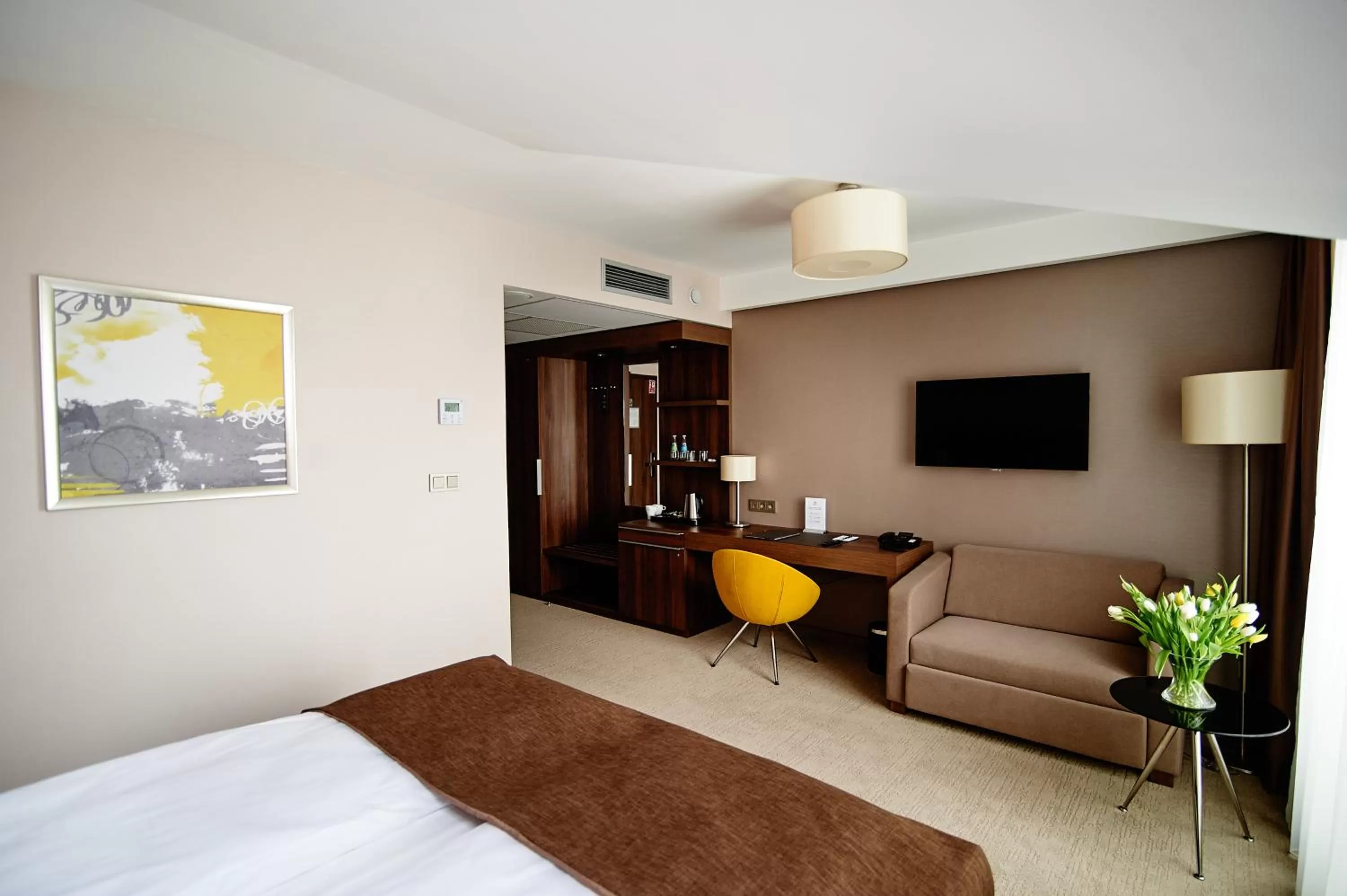 Living room, Bed in Hotel Imperiale