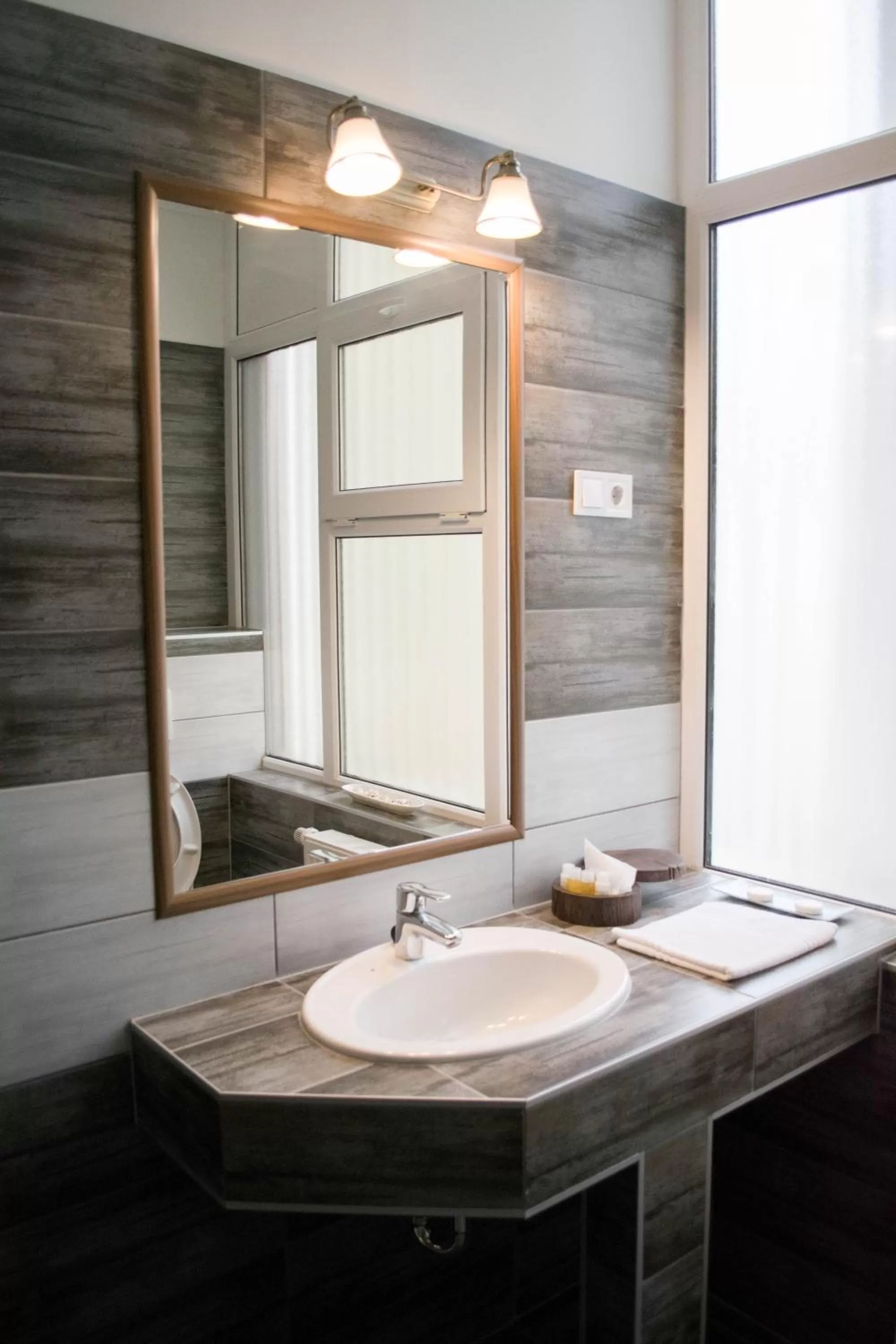 Bathroom in Petra Hotel