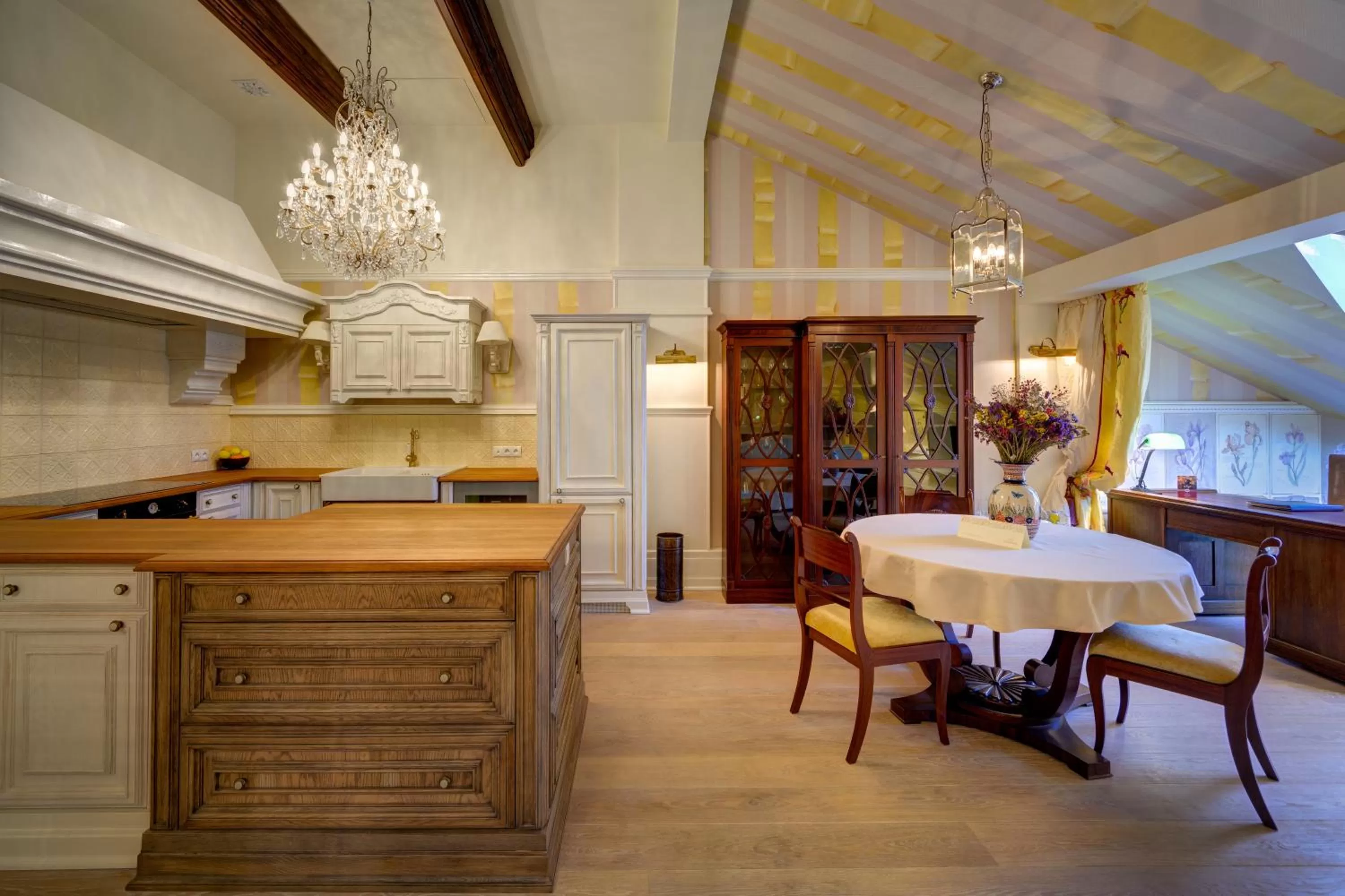 Seating area in The Bonerowski Palace Boutique Hotel