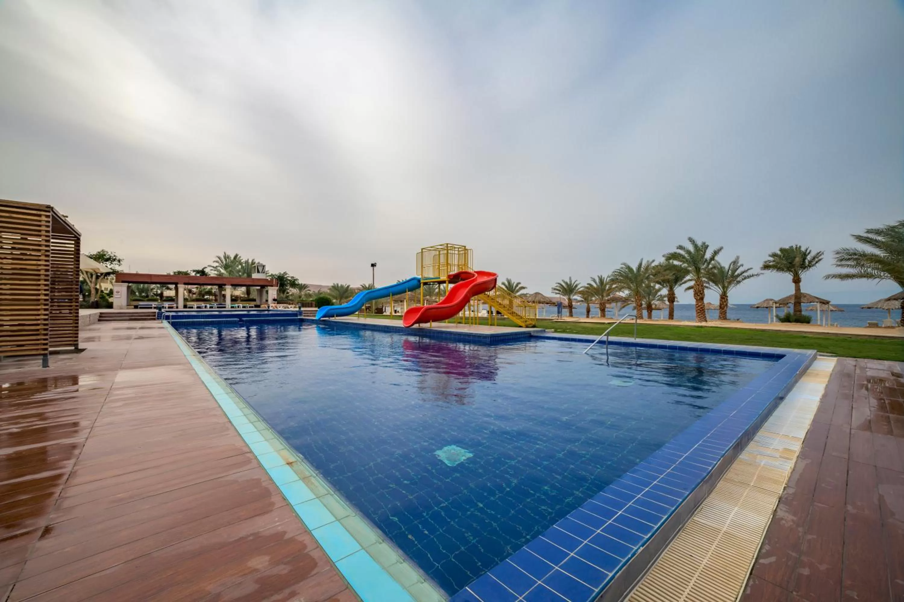 Pool view in Grand Tala Bay Resort, Aqaba