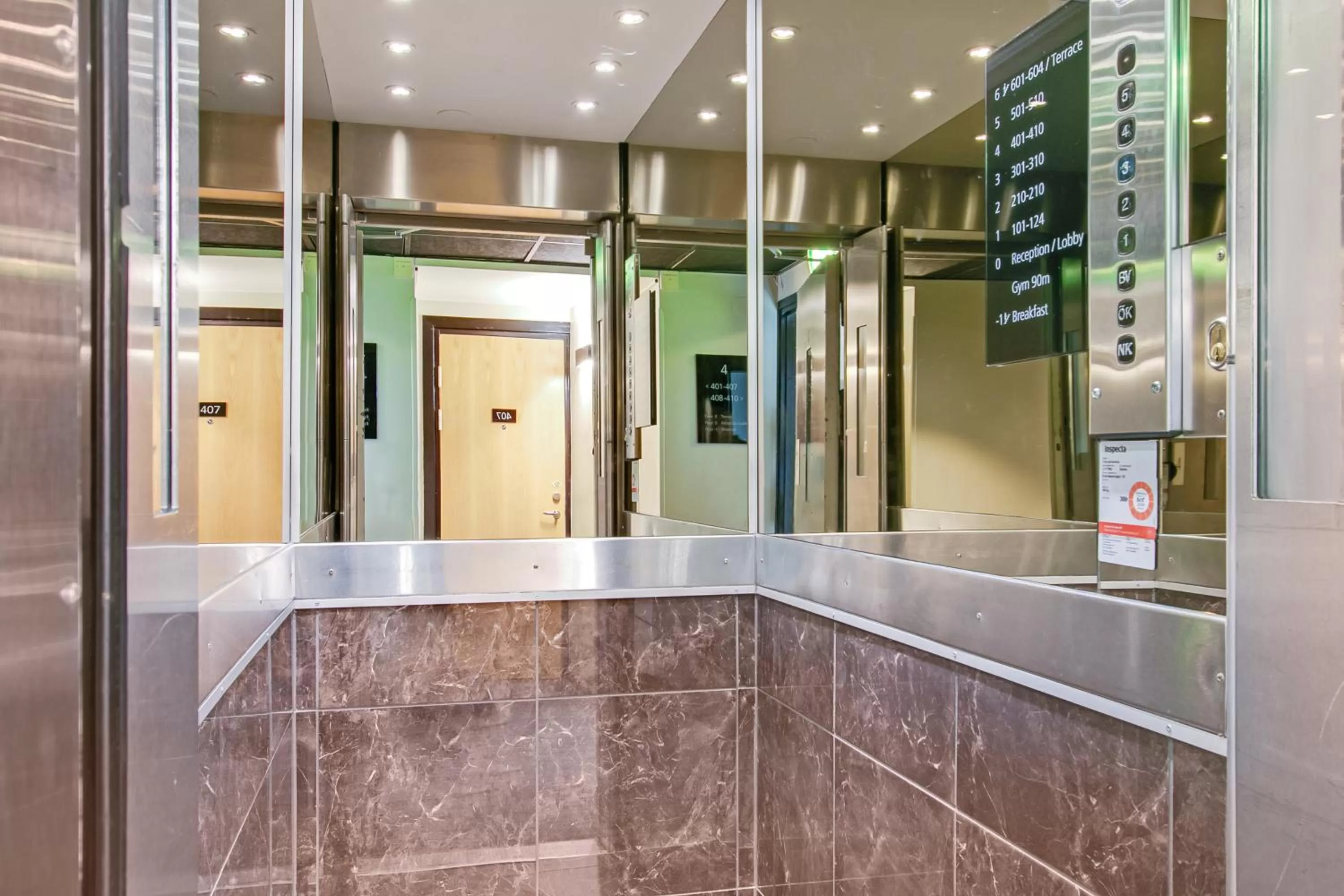 Property building in First Hotel Brommaplan