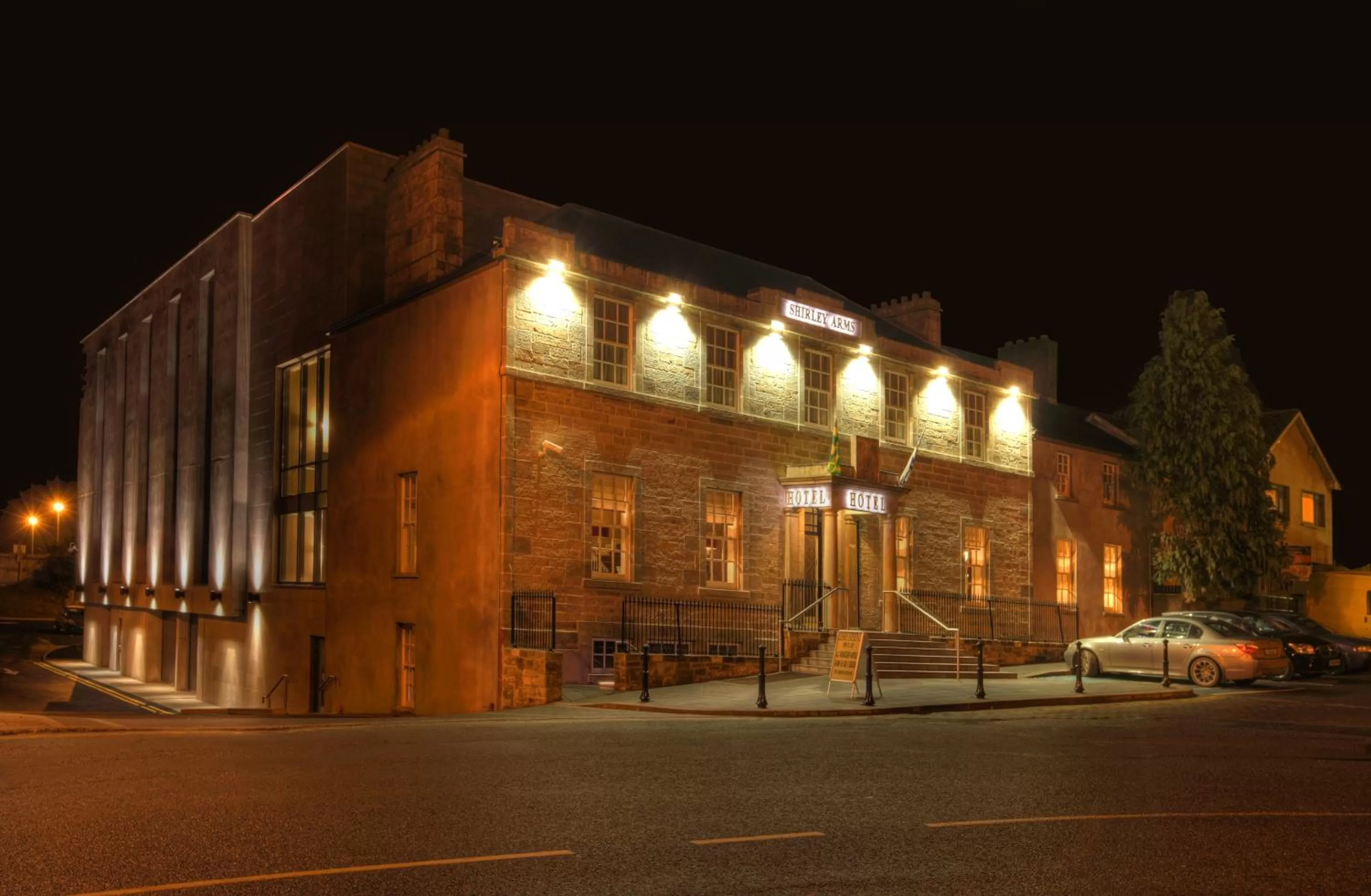 Facade/entrance in The Shirley Arms Hotel