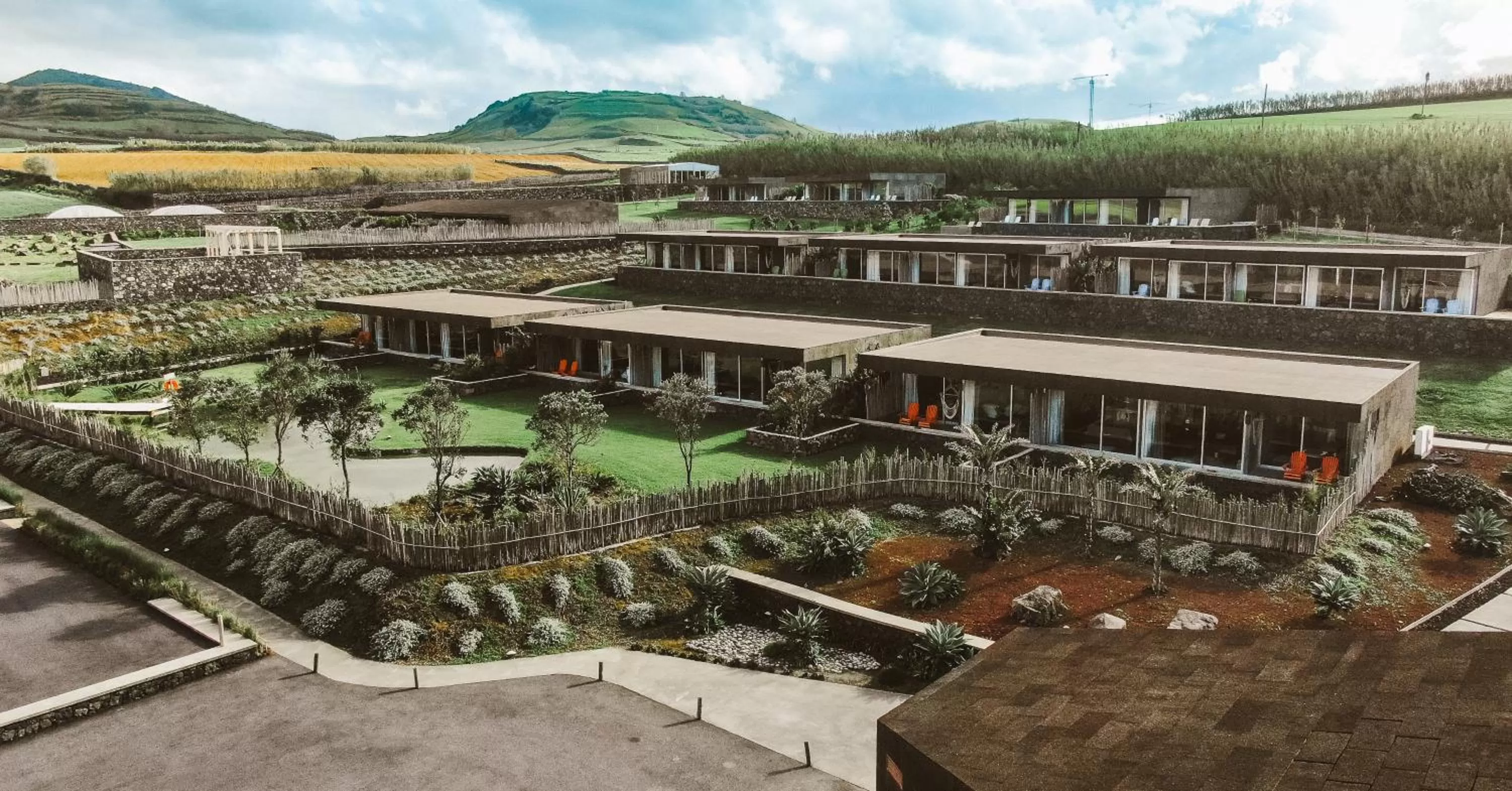 Bird's eye view in Santa Barbara Eco-Beach Resort