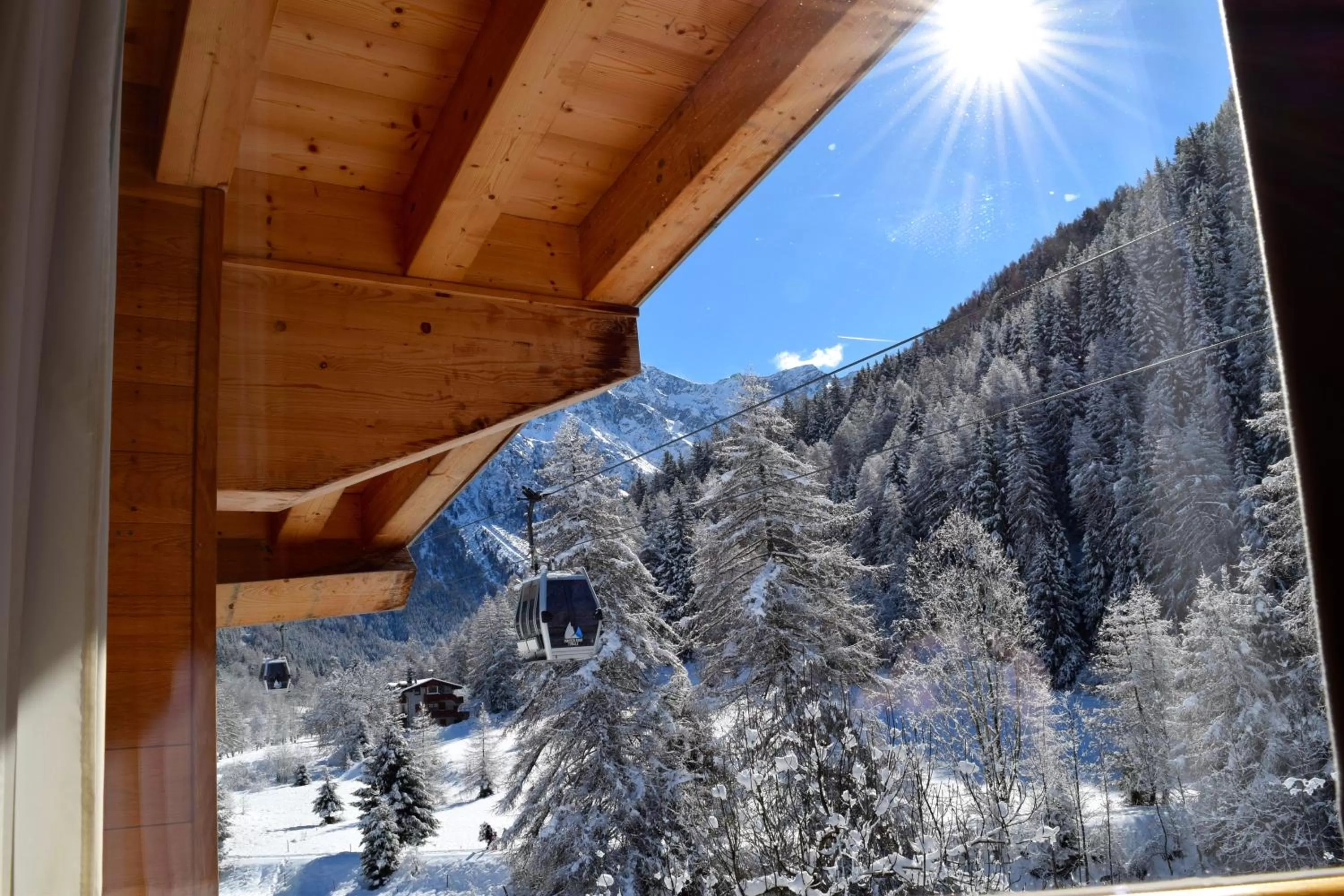 Mountain view in Hotel Garni Pegrà