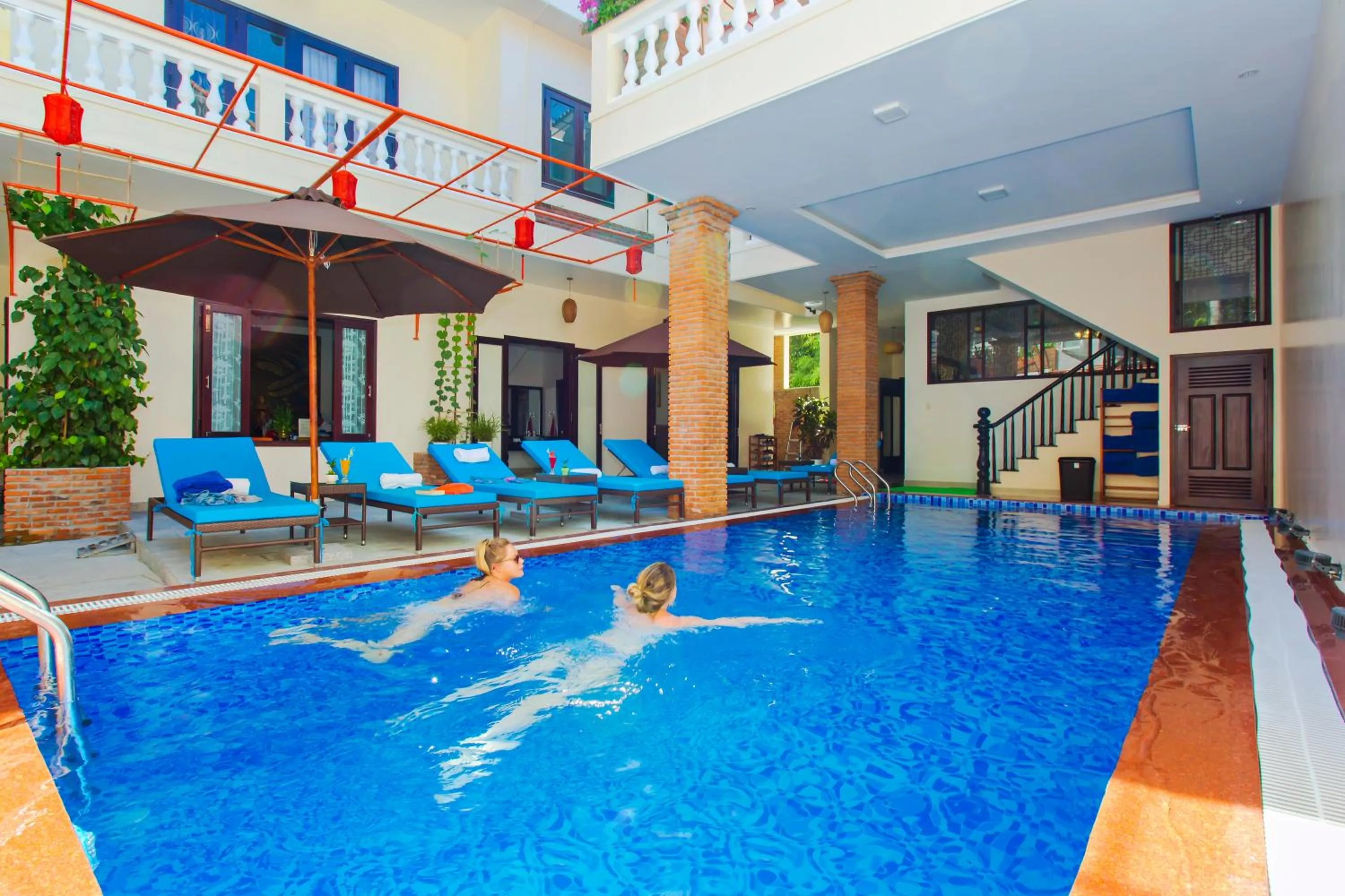 Pool view in Pham Gia Boutique Villa