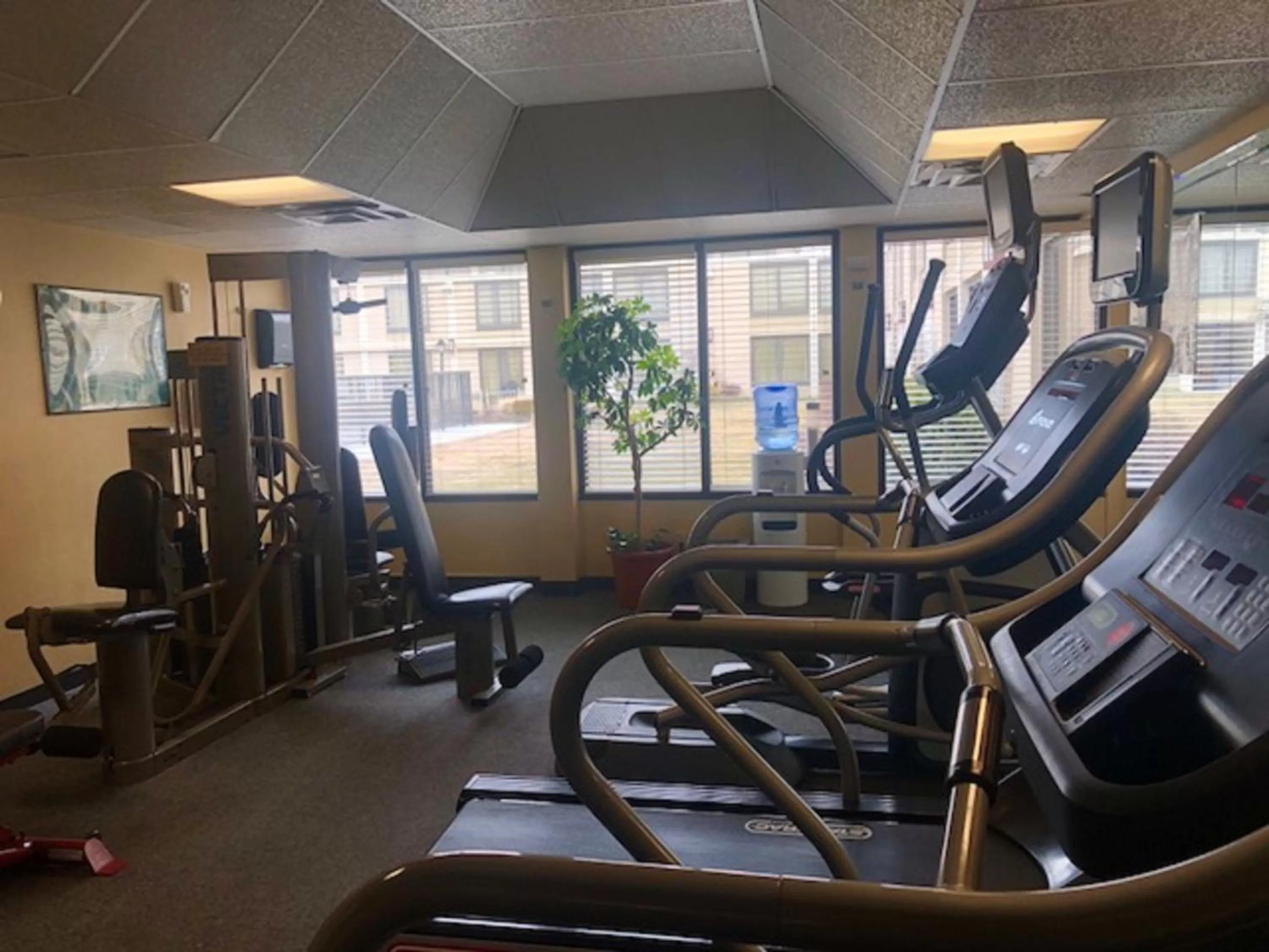 Fitness centre/facilities in Buffalo Airport Hotel